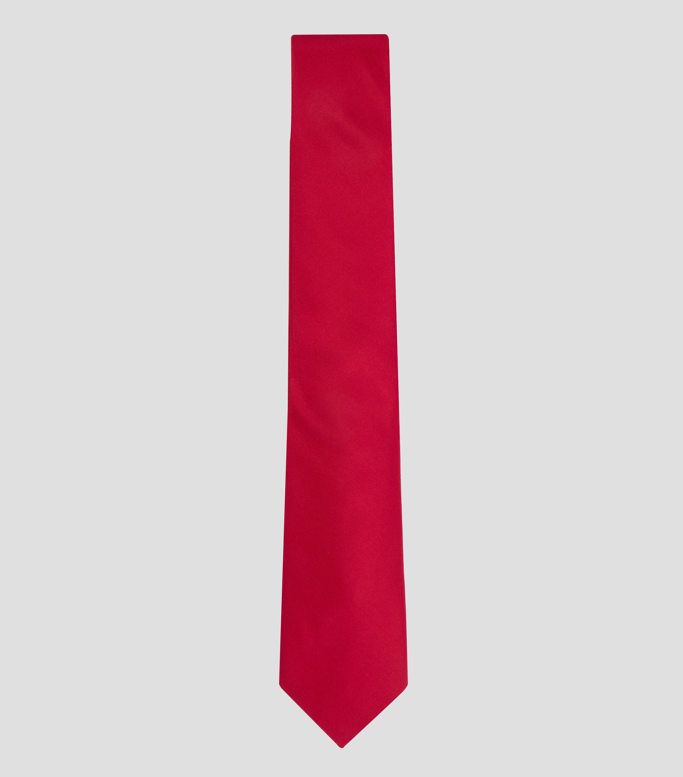 Corbata ancha en seda lisa
