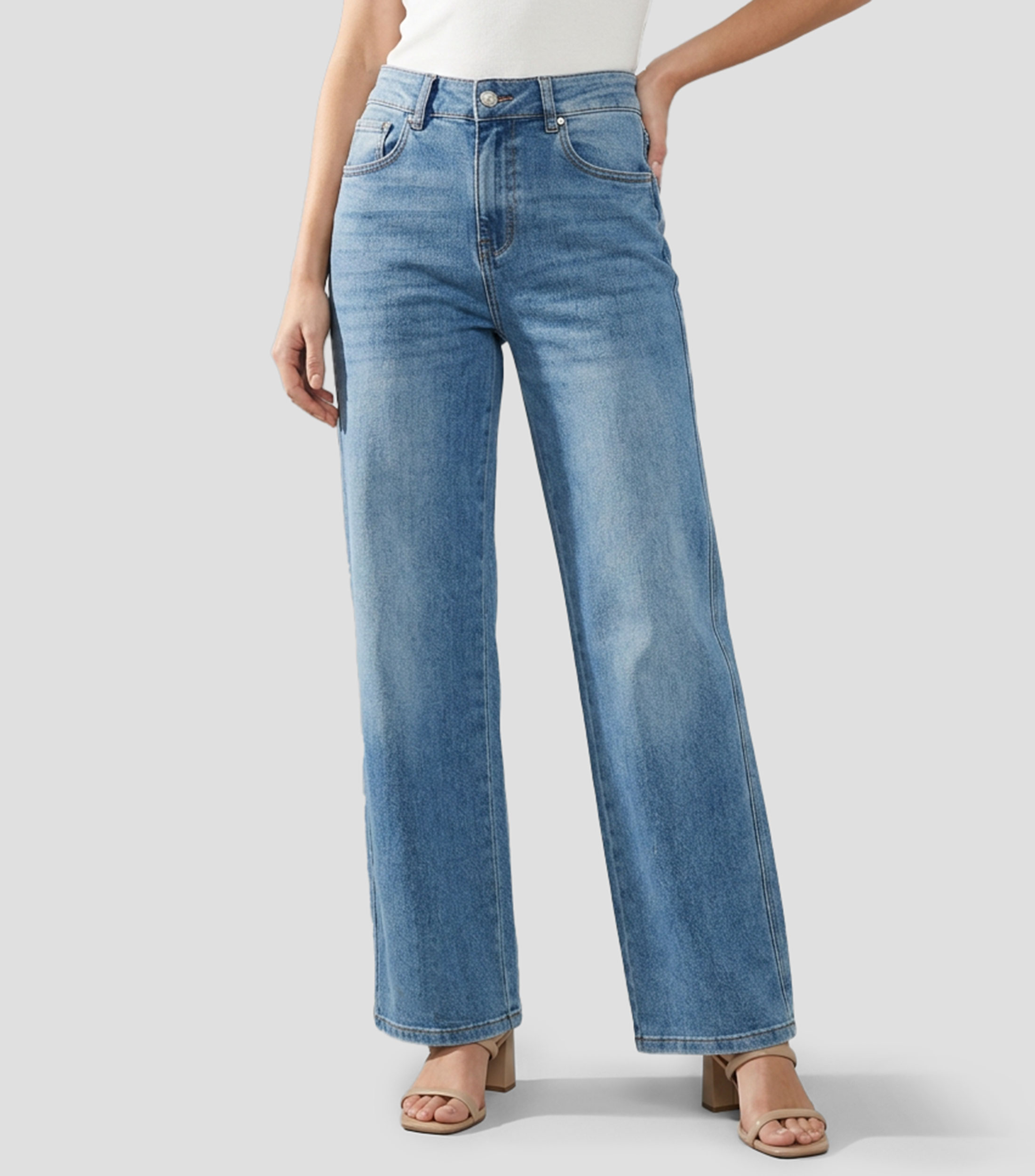 Jeans recto Mujer