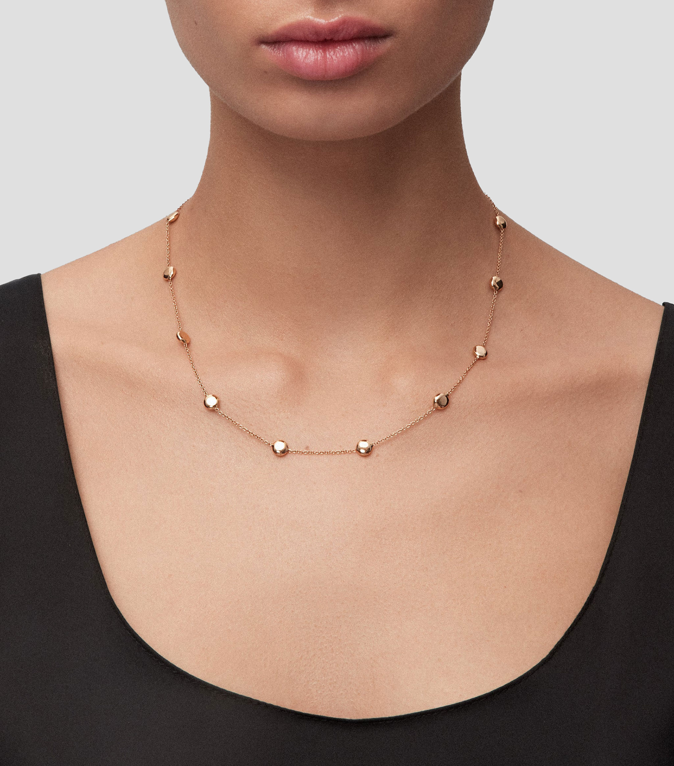 Collar en oro rosa 18 Kts Idalia Mujer