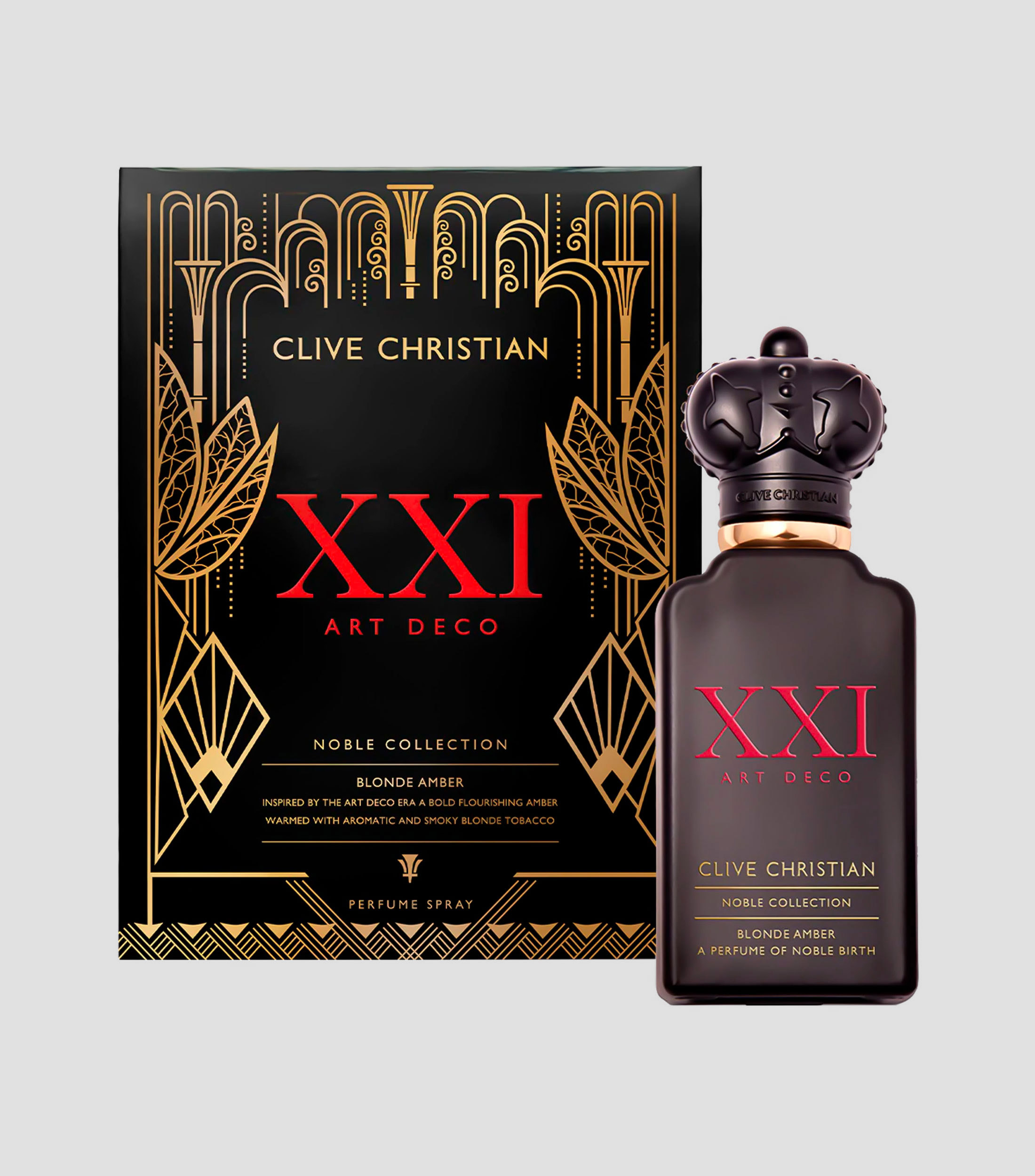 Perfume XXI Art Deco Blonde Amber The Noble Collection, Perfume Spray 50 ml Unisex