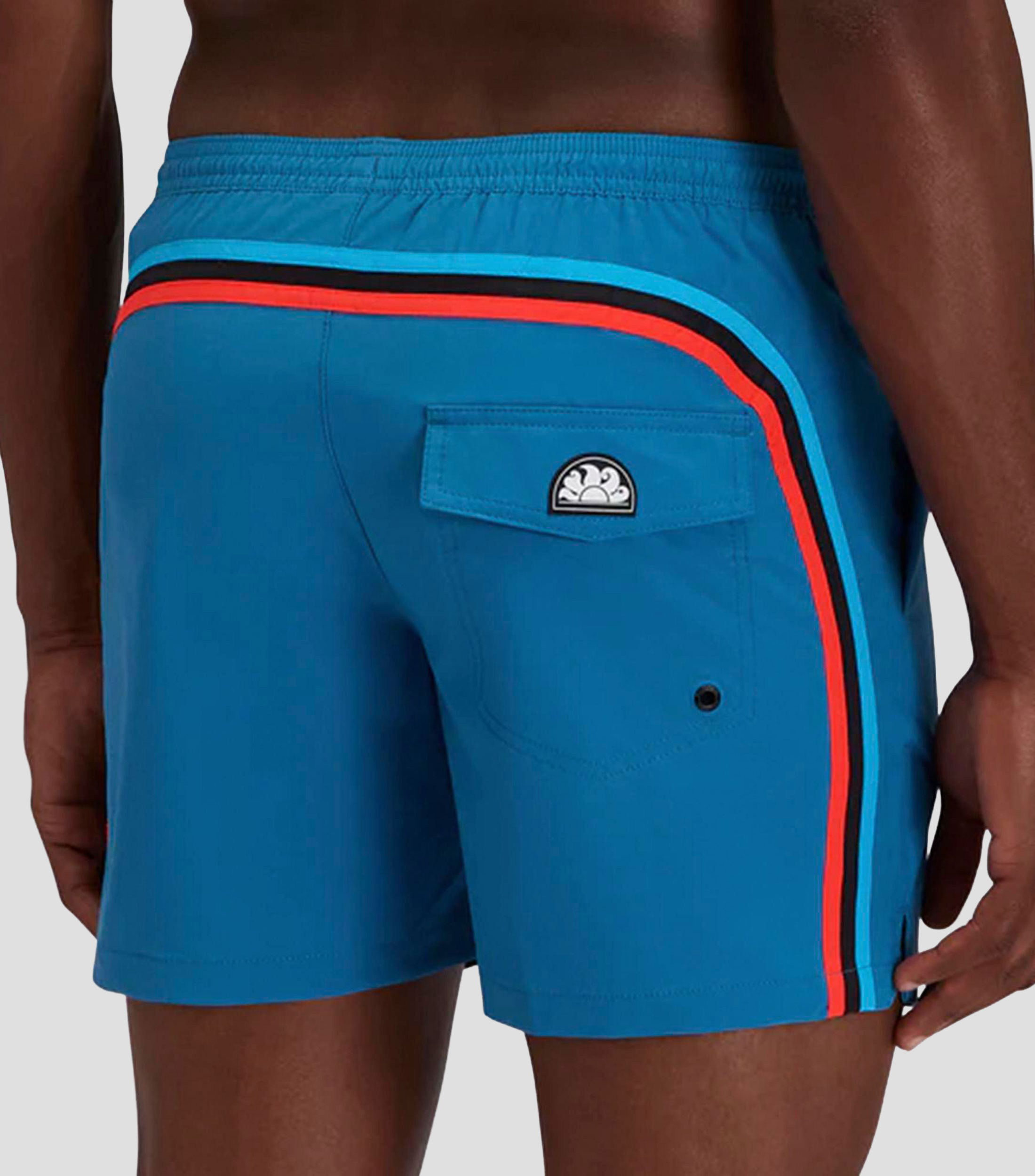 Traje de baño corto Liso Hombre
