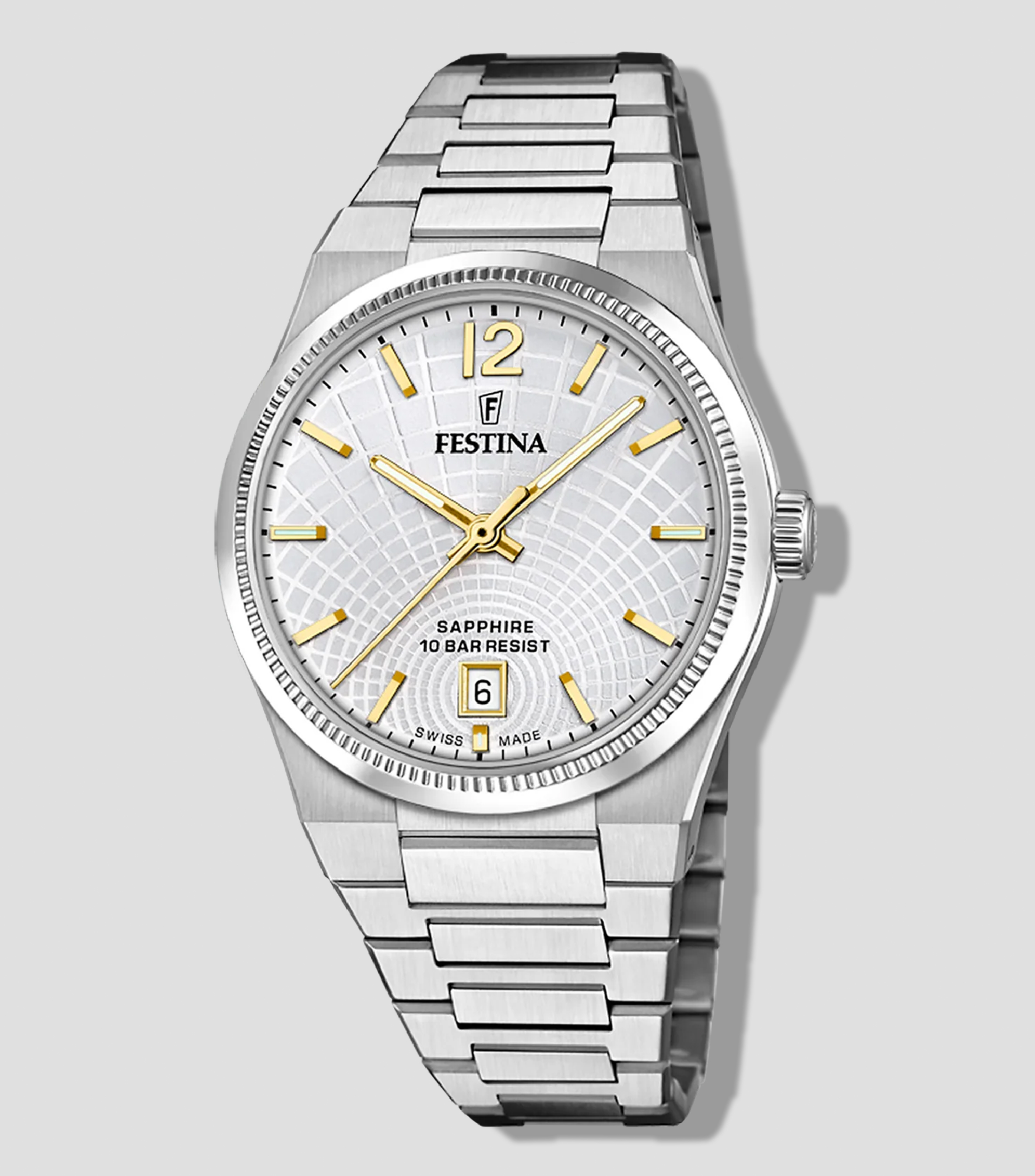 Reloj para Mujer casual plateado, blanco