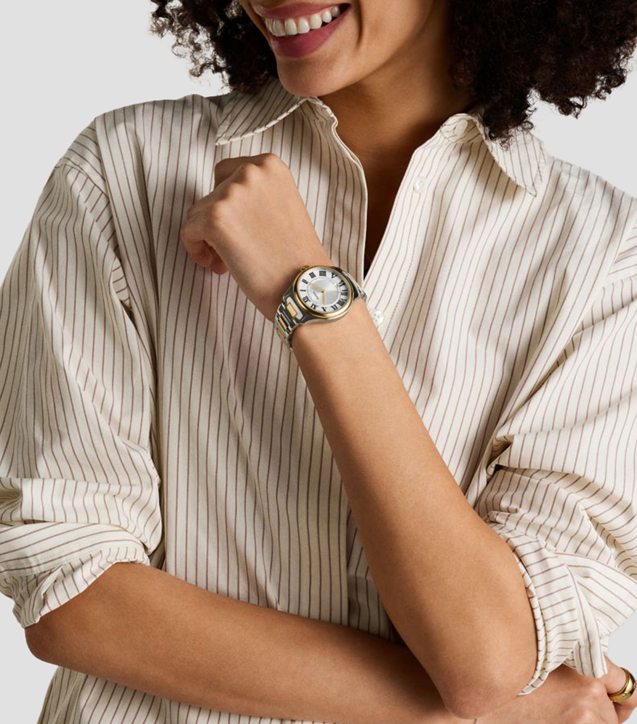 Reloj para Mujer Gilmore casual plateado, dorado