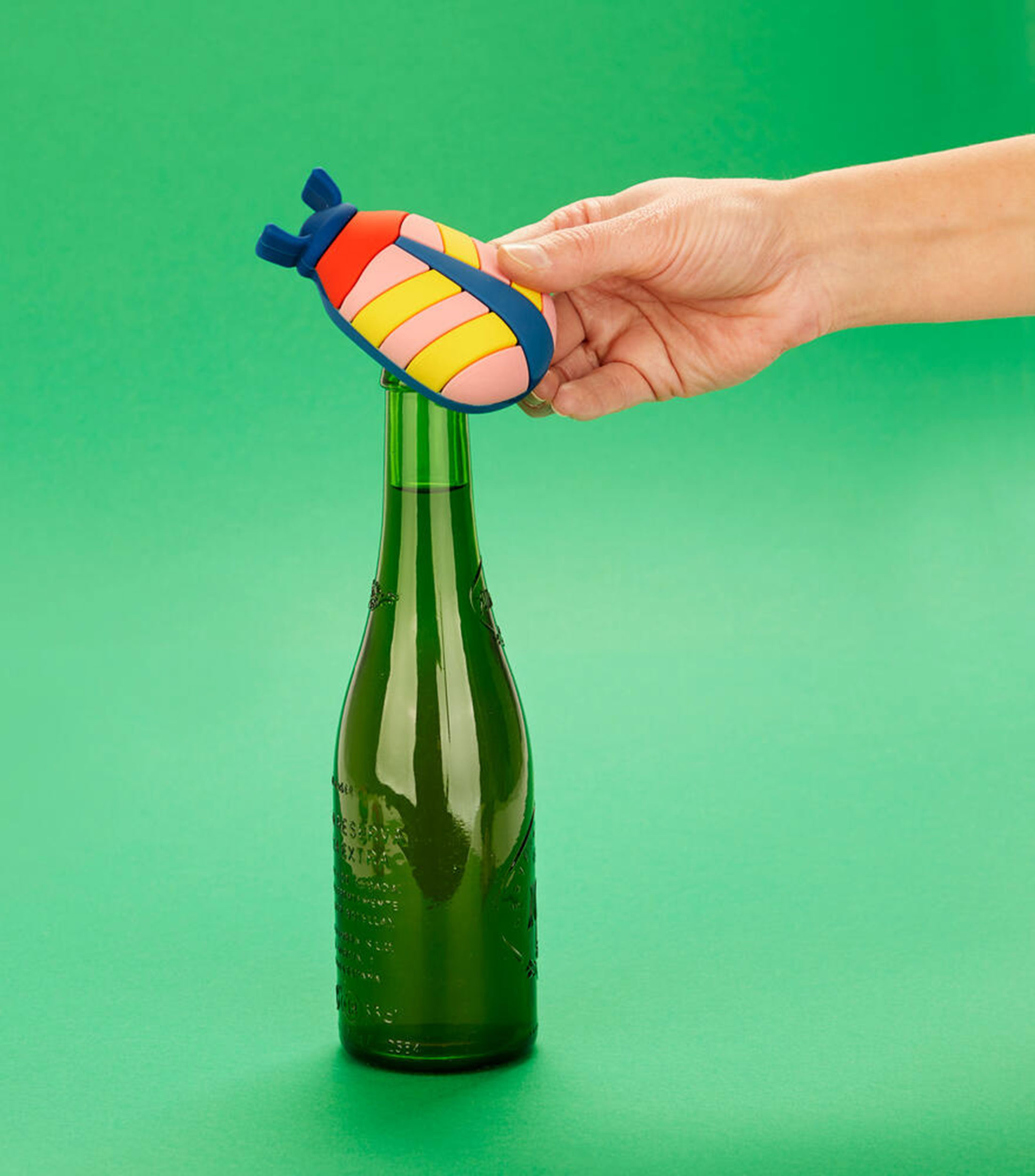 Destapador de botellas Escarabajo multicolor