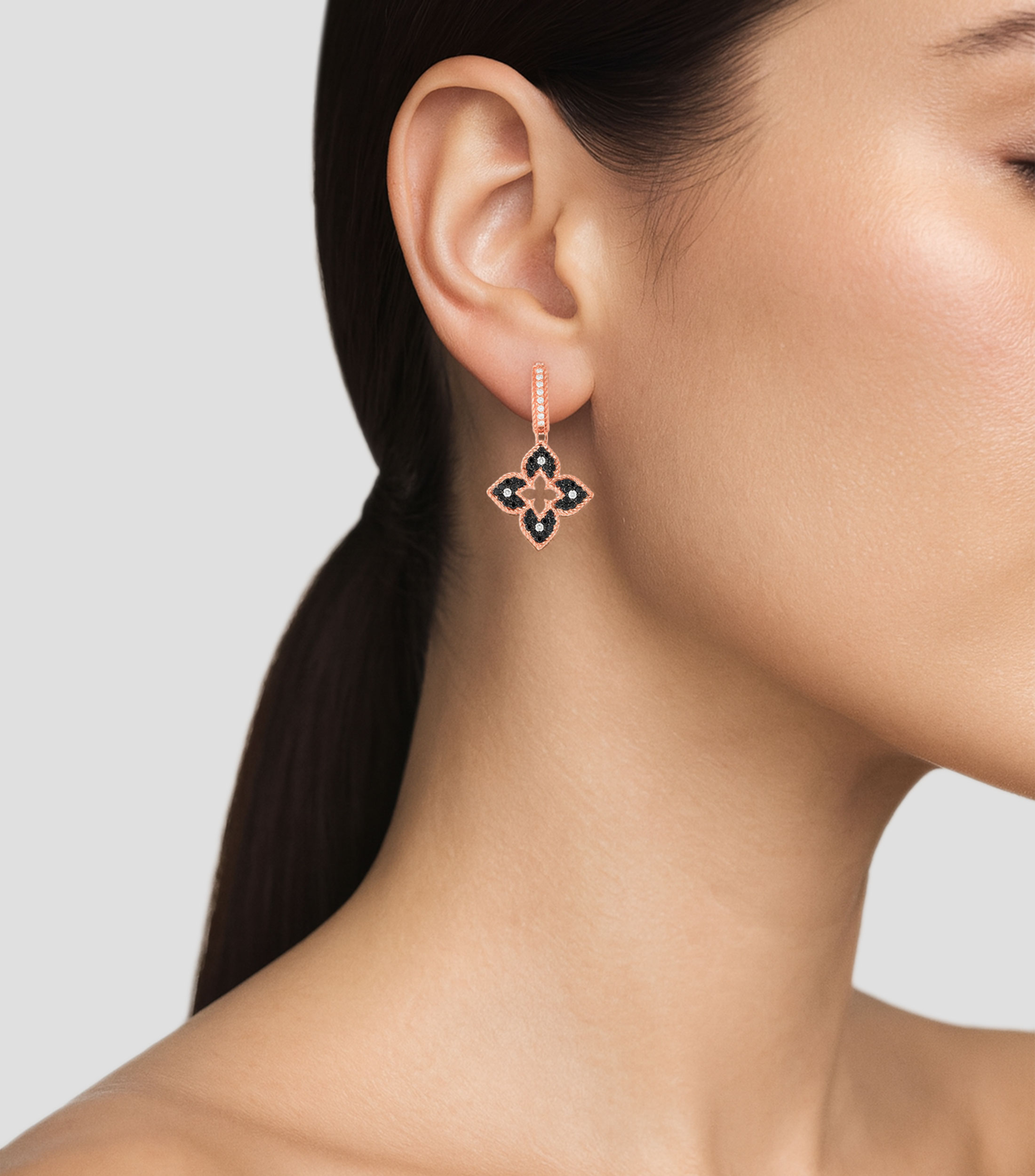Aretes en oro rosa de 18 kilates Venetian Princess Mujer