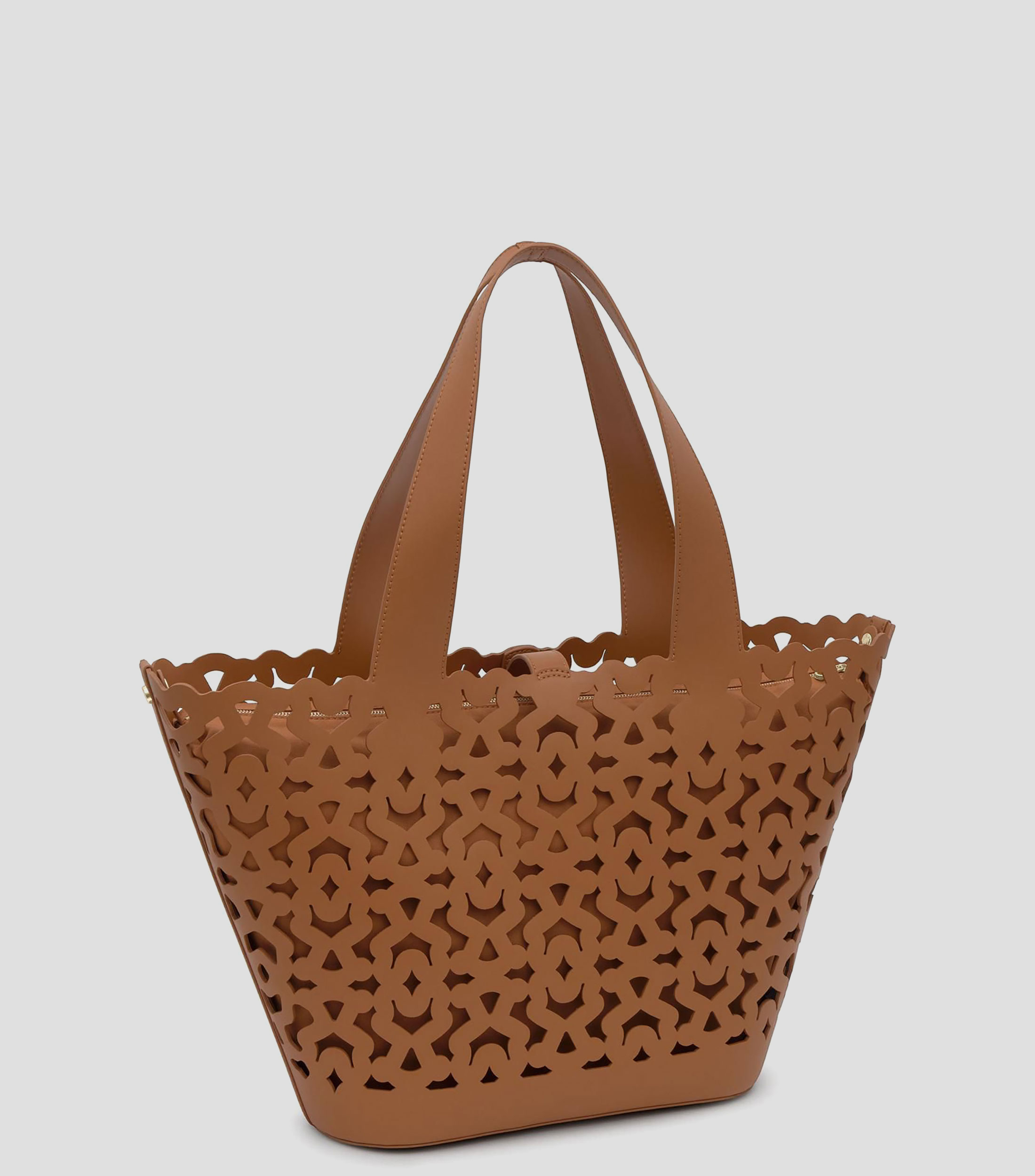 Bolsa tote en piel Bear Shock lisa Mujer