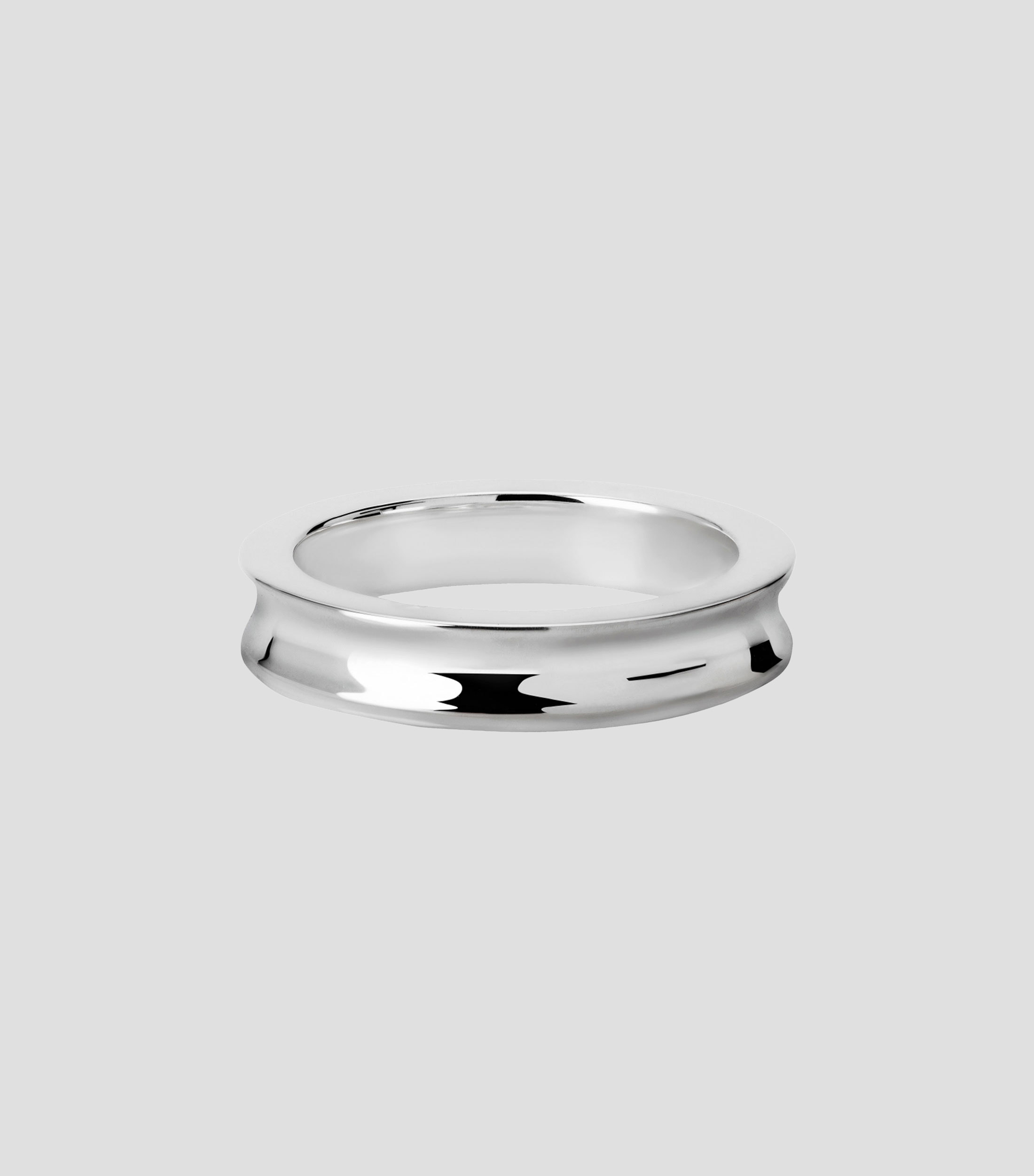 Anillo Fondant en plata Xocolate Mujer