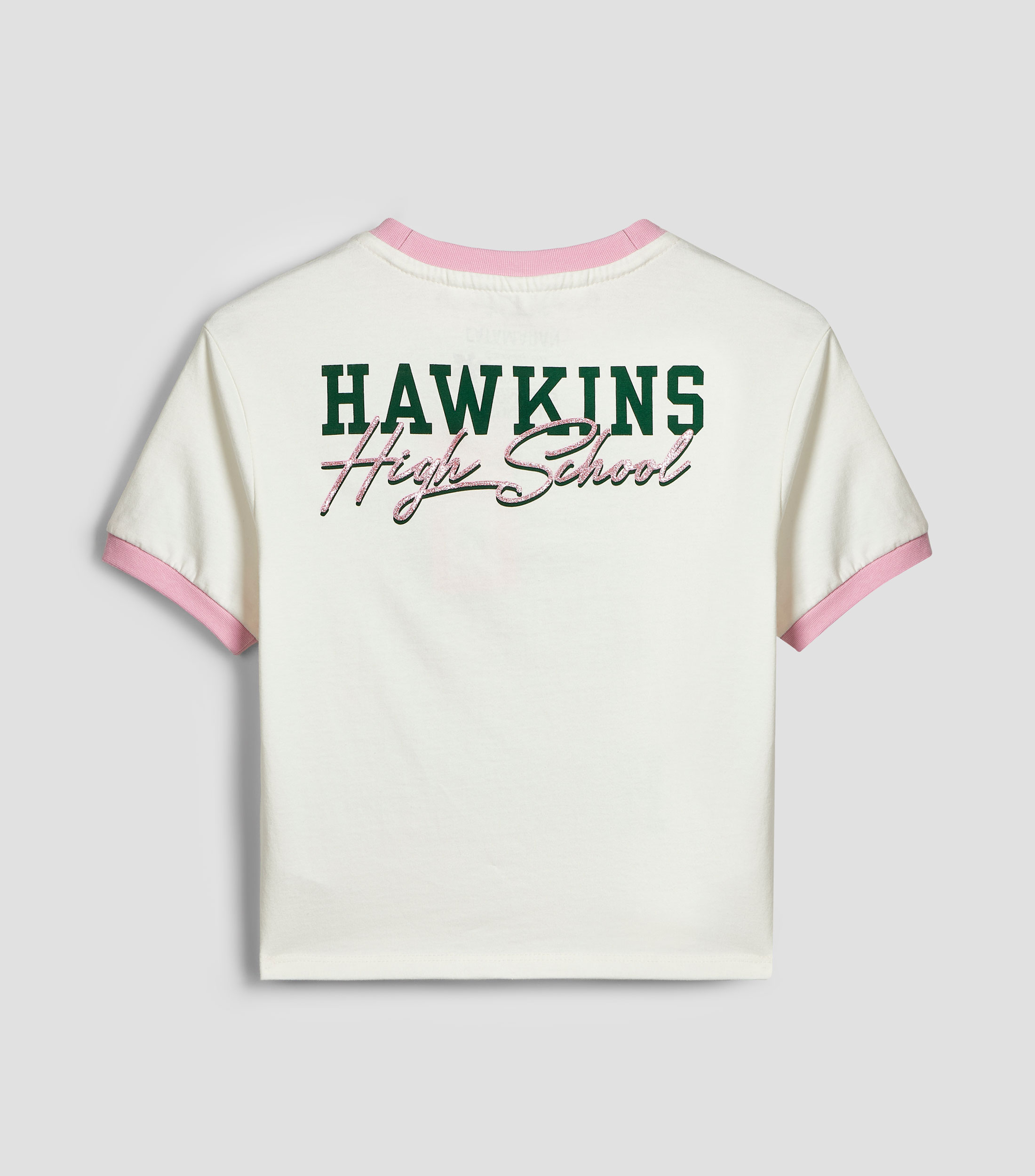 Playera cuello redondo manga corta Stranger Things Niña