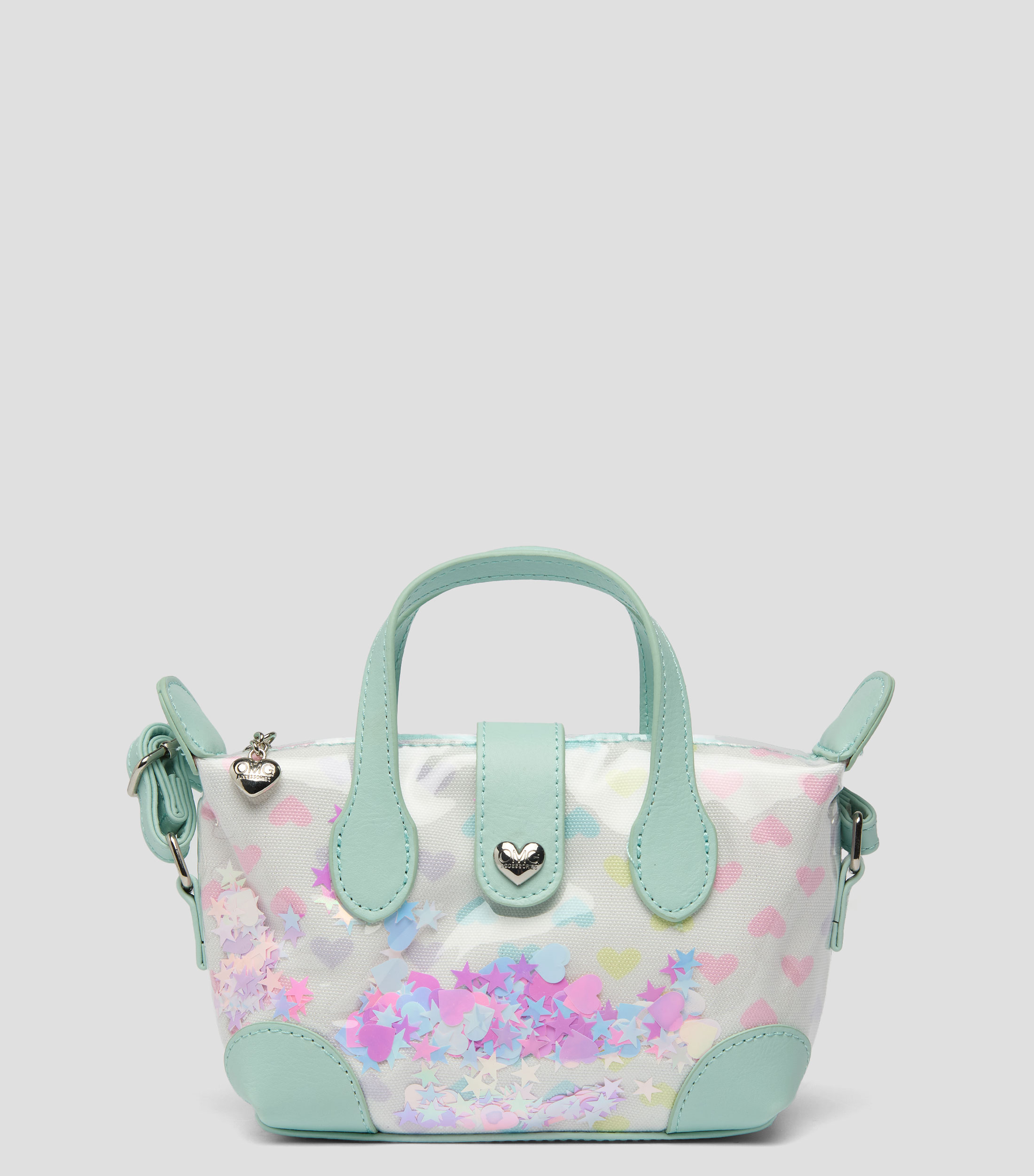 Bolsa crossbody con corazones y estrellas Niña
