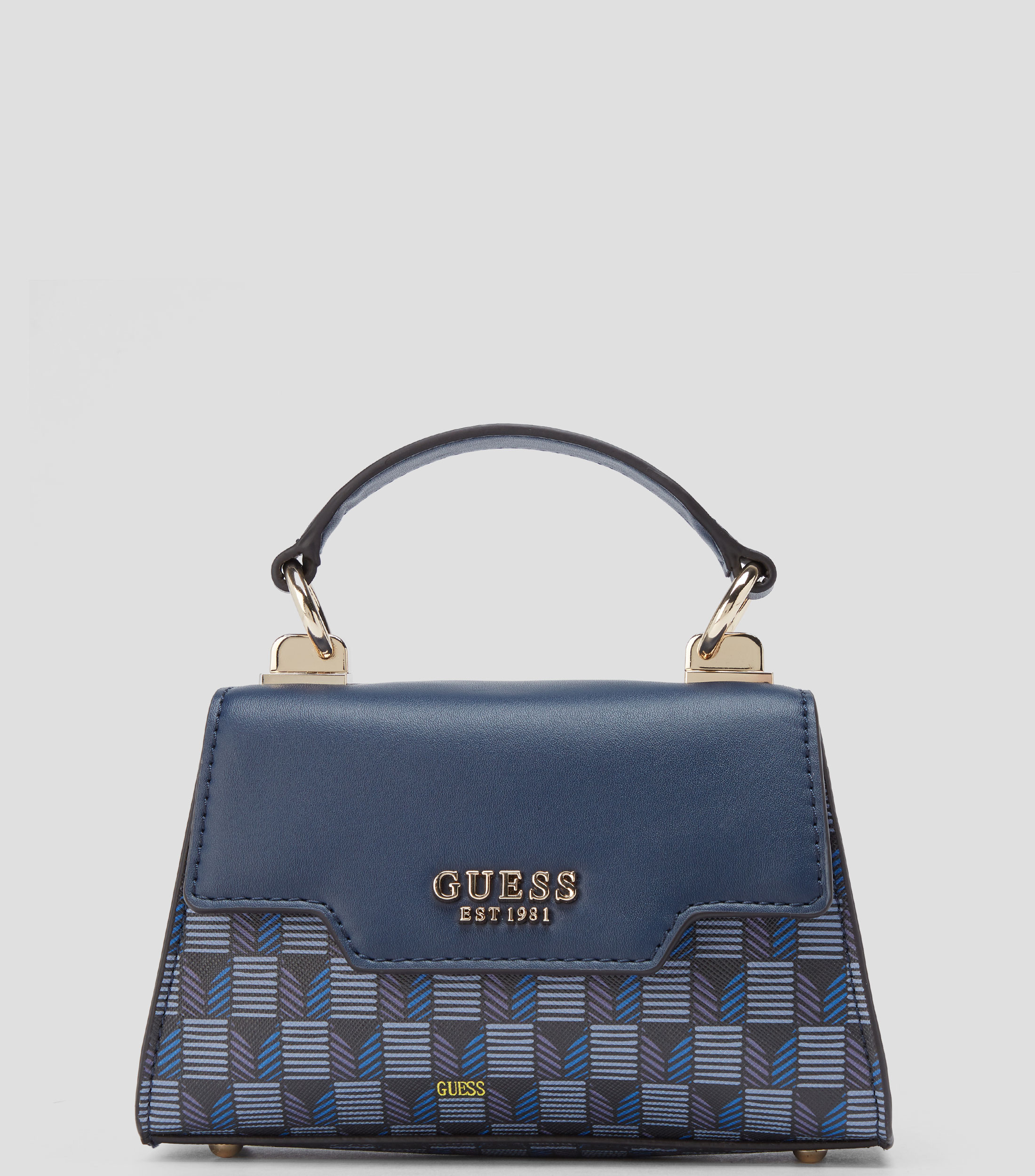 Bolso De Hombro GUESS Camden - Poliuretano Ecológico, Herrajes Bronce Antiguo, Correa Ajustable, Tamaño único