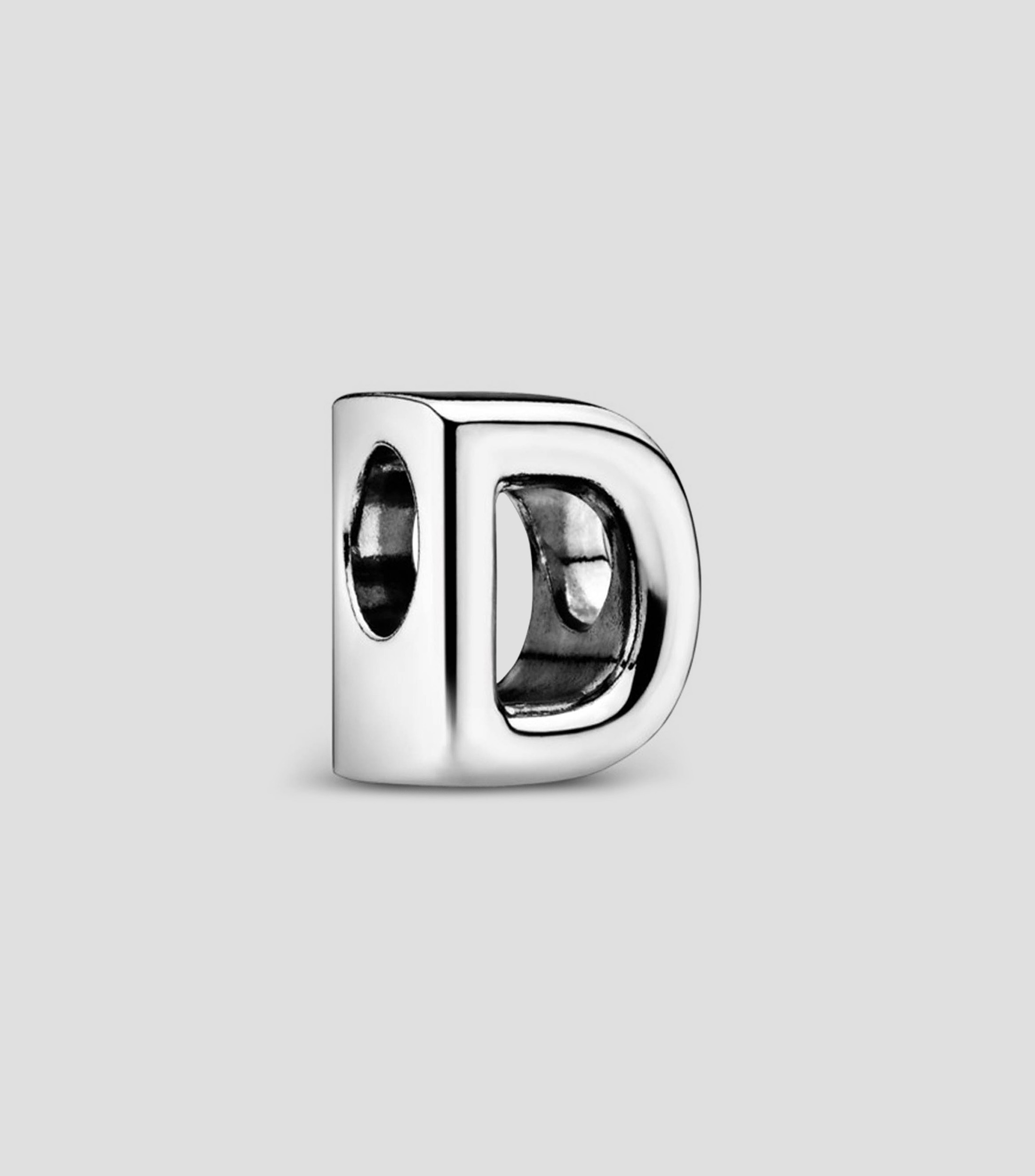 Charm letra "D" en Plata .925 Pandora Moments Mujer