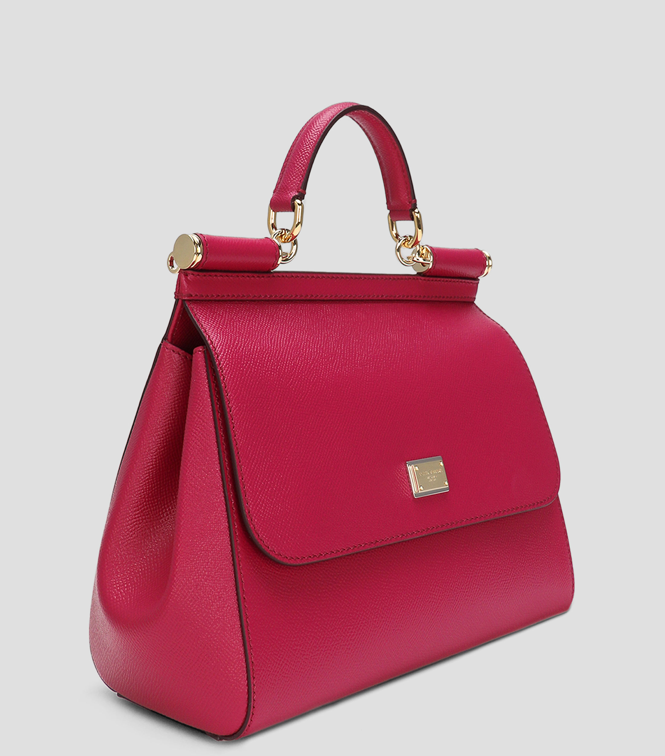 Bolsa shoulder en piel de becerro Sicily Mujer