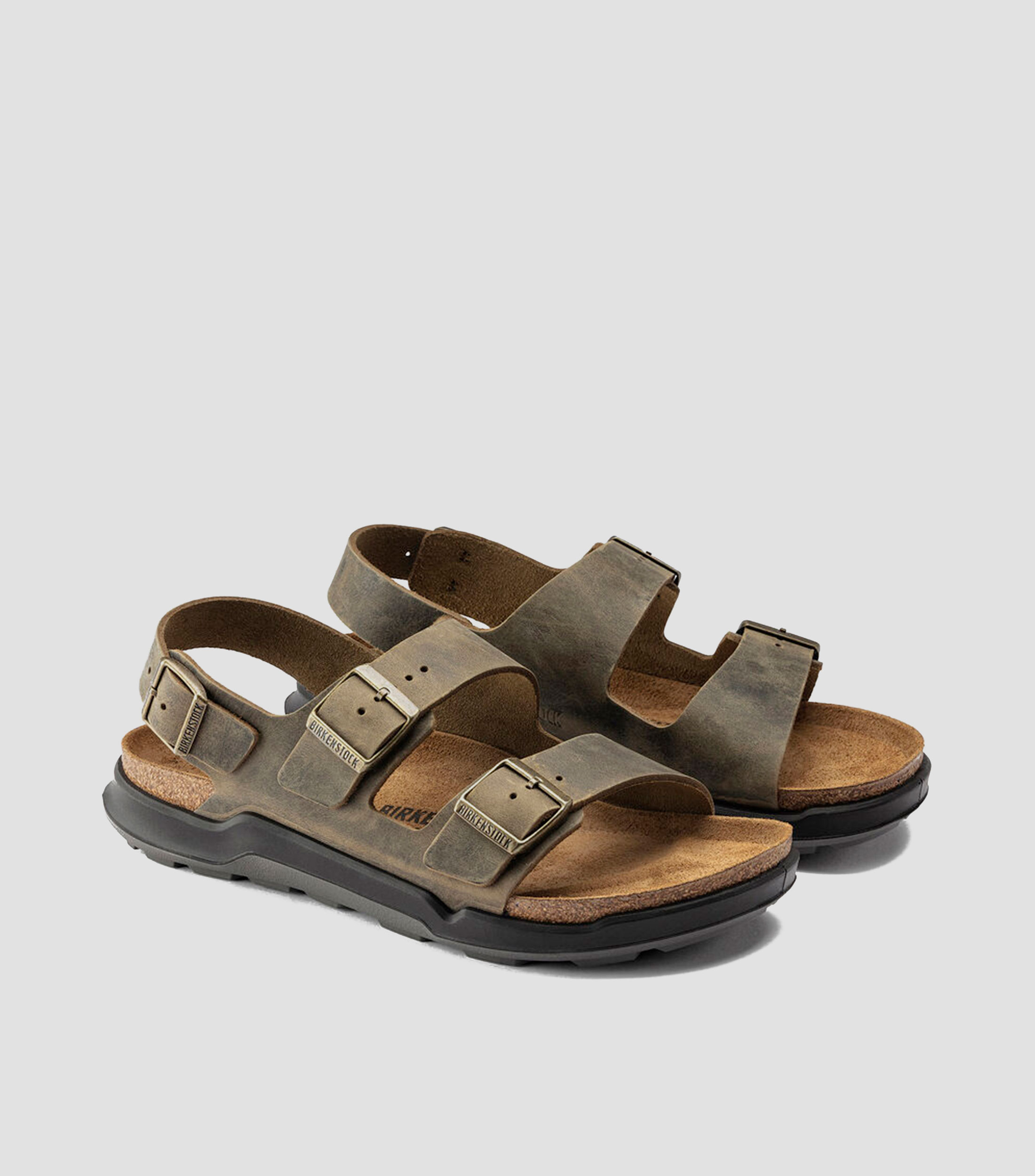 Sandalias Planas Milano en piel Hombre