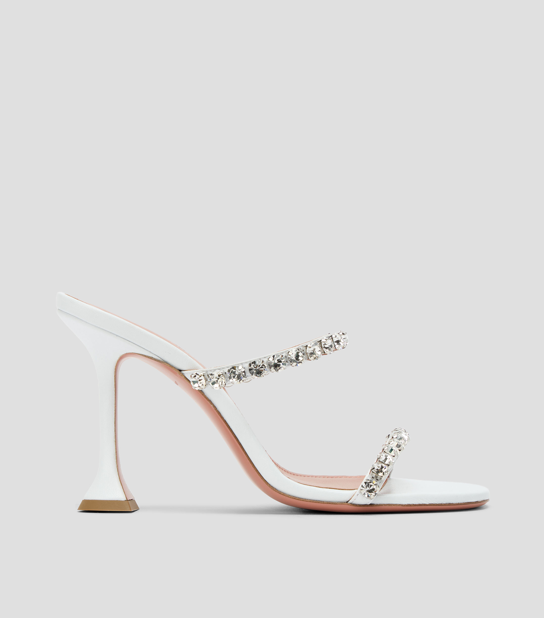 Sandalias con tacón alto media luna Mujer