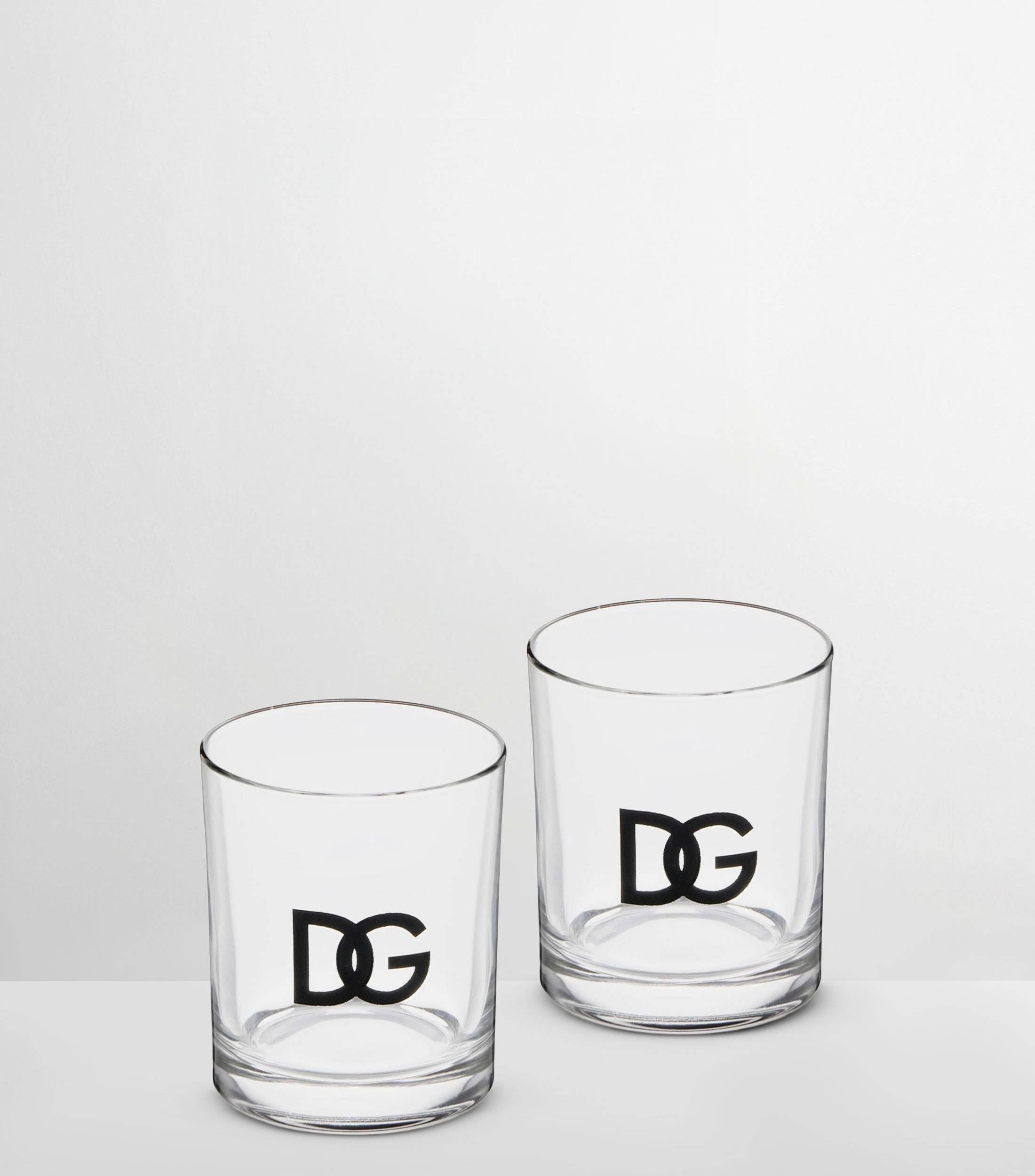 Set 2 vasos para agua DG Logo