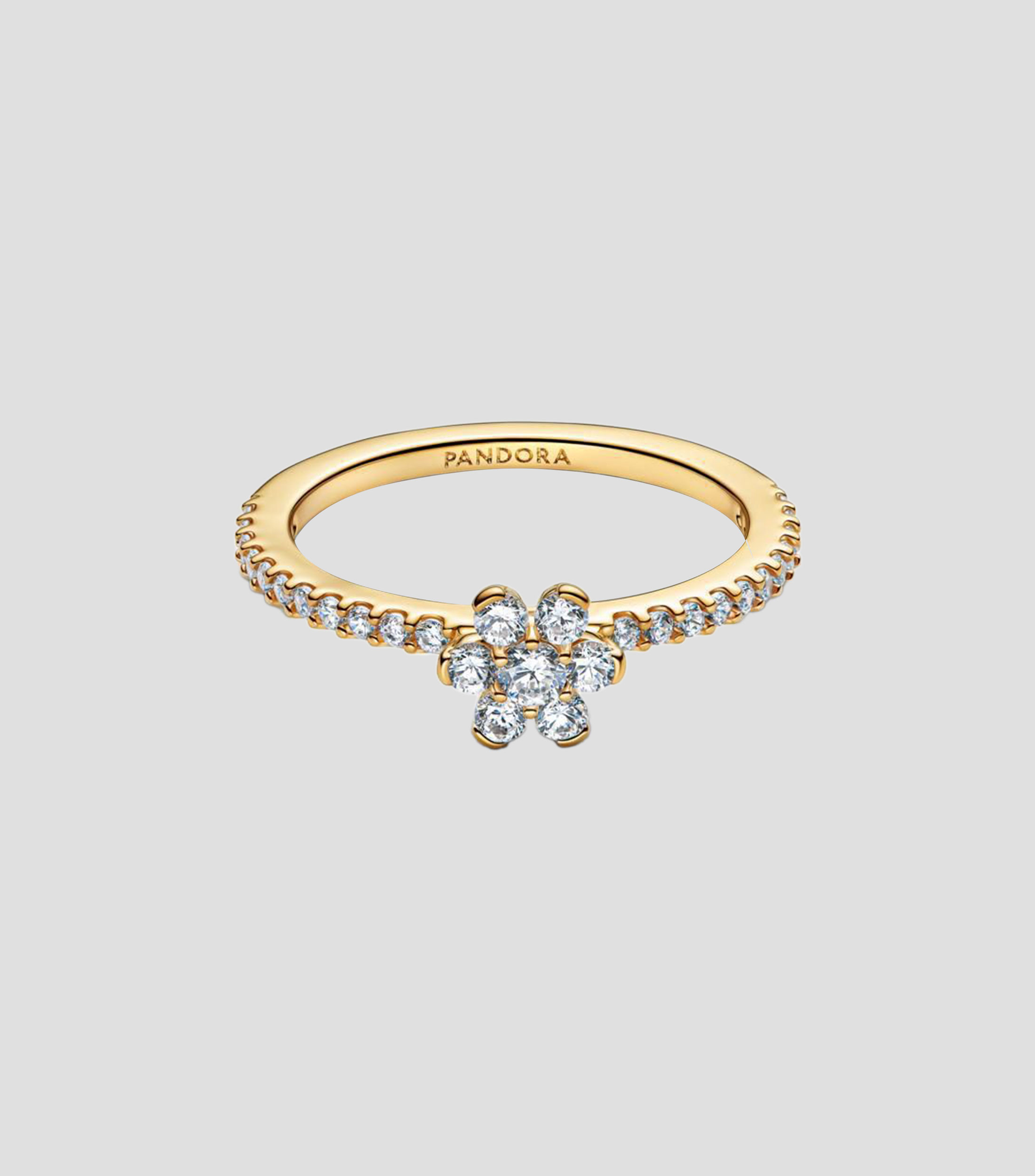Anillo en plata Flor Mujer