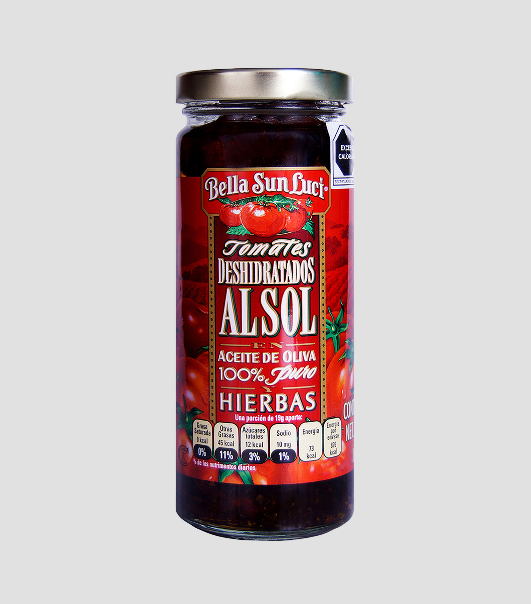 Tomates Deshidratado al Sol Corte Juliana, 241 g