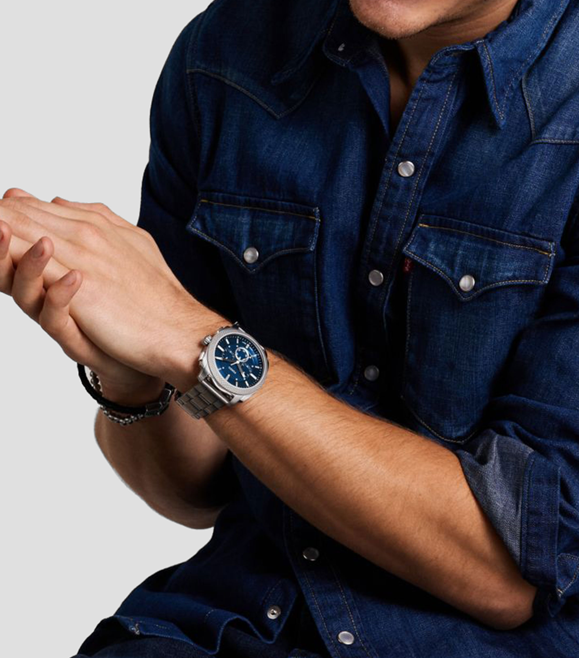 Reloj para Hombre Machine Chronograph Casual Plateado