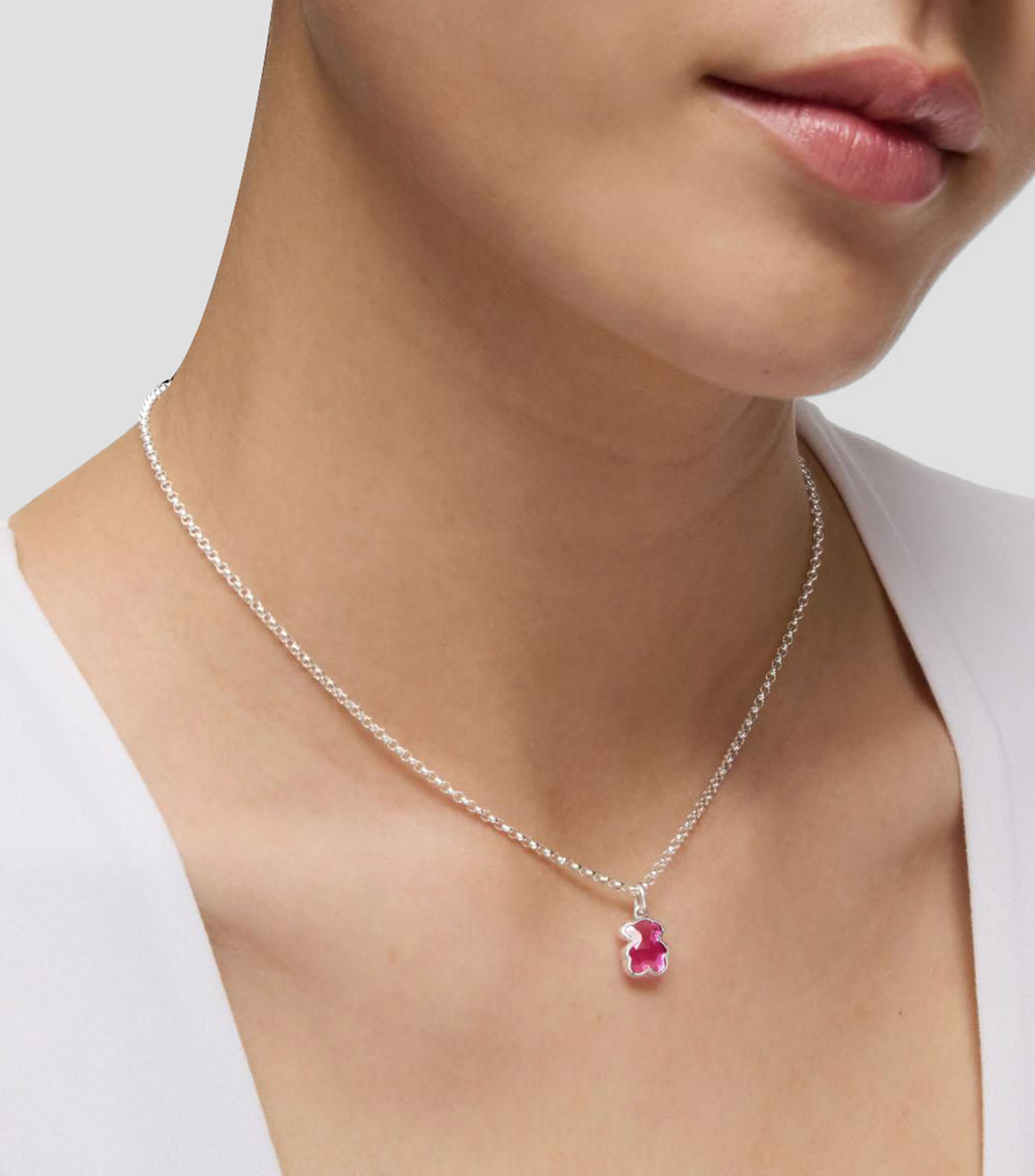 Collar Icon en Plata Mujer