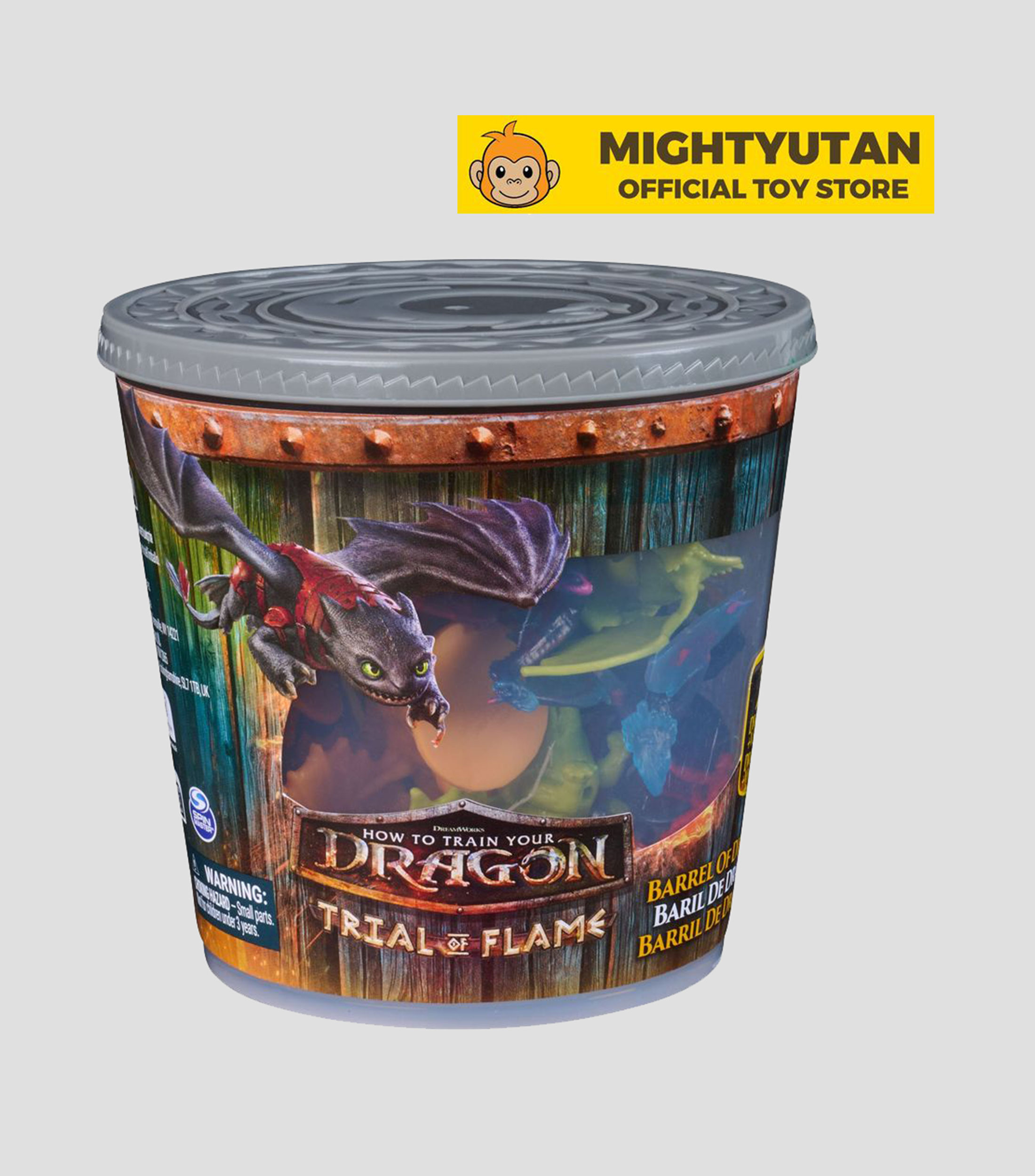 Playset Cómo entrenar a tu dragón - Barril Coleccionable