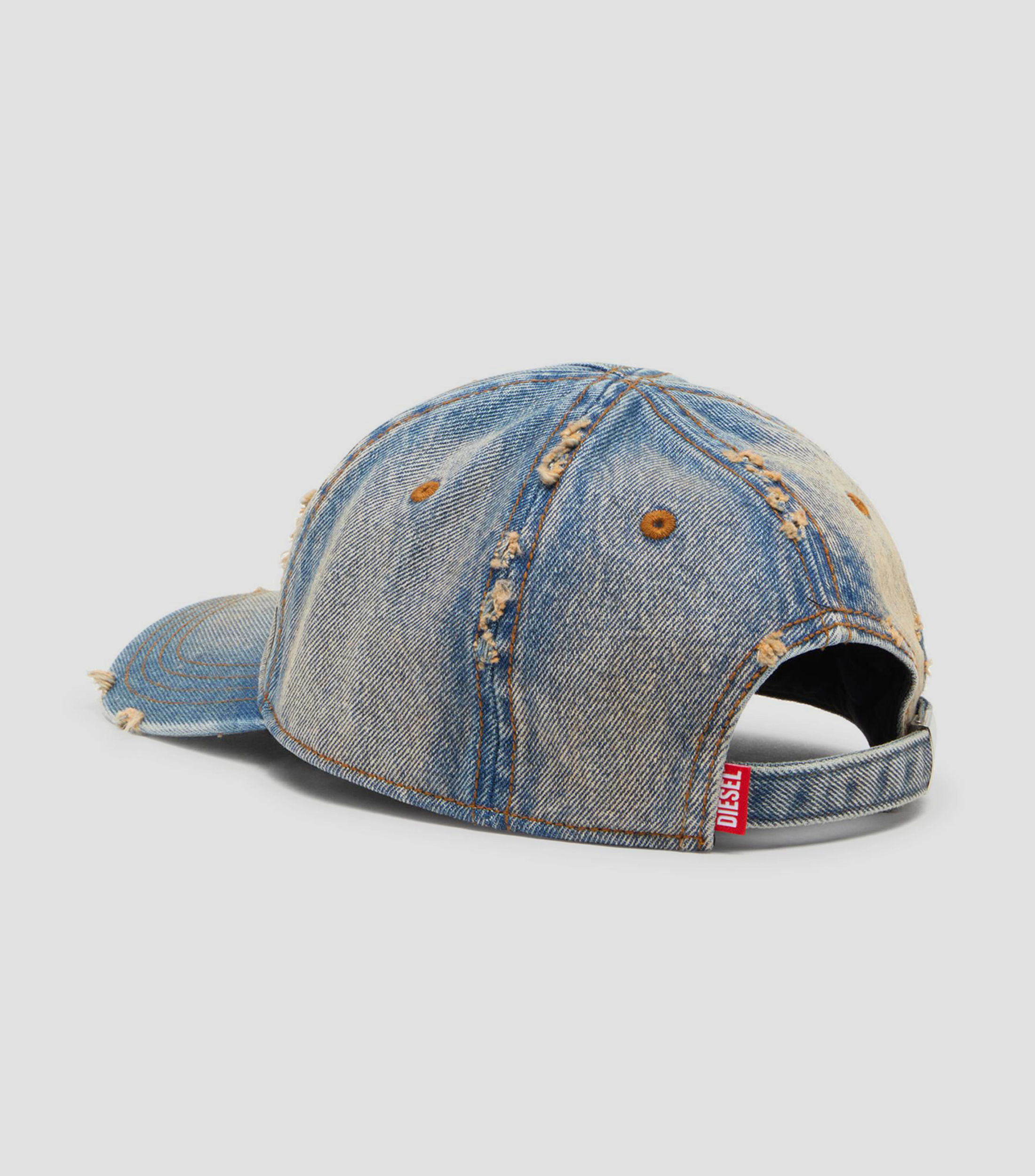 Gorra C-Enic con detalles deshilachados y logotipo Hombre