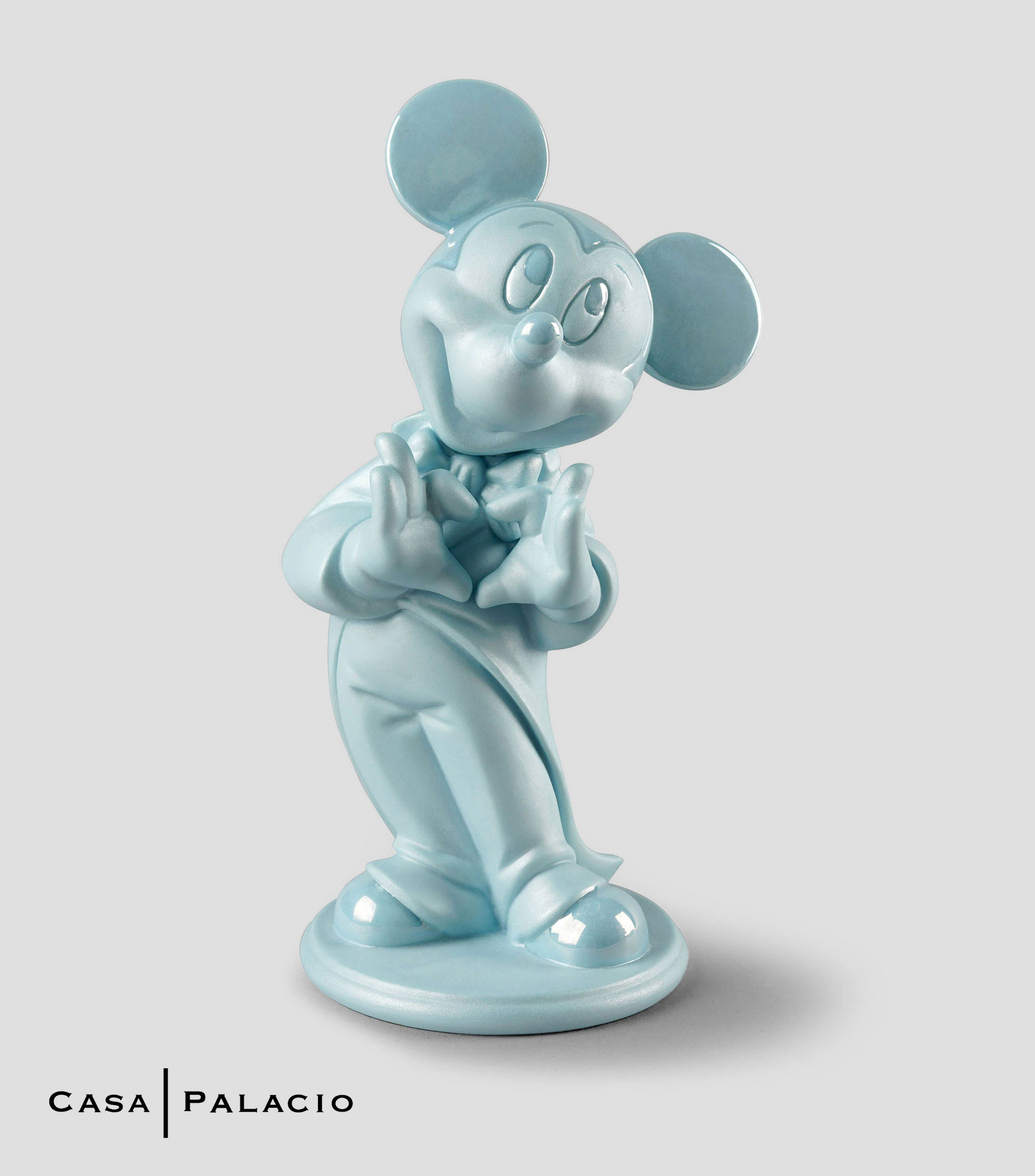 Figura Decorativa Mickey Mouse Azul en porcelana