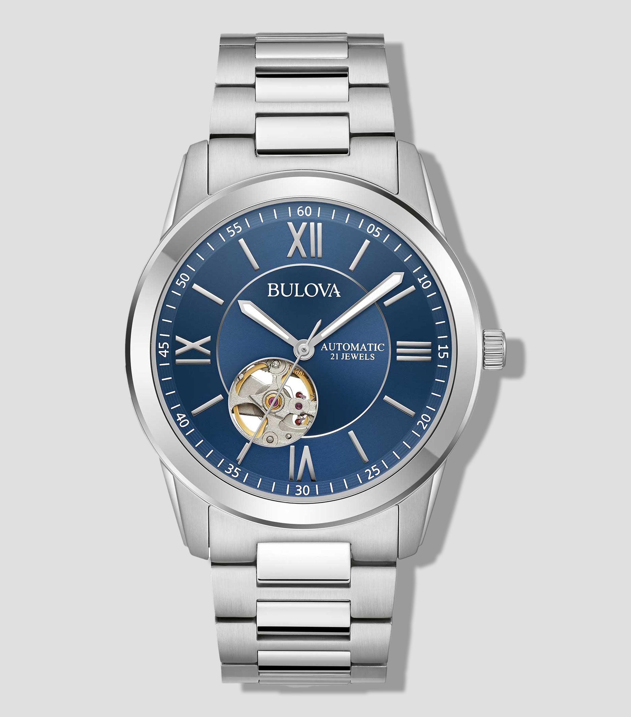 Reloj para Hombre casual Clásicos Dress plateado, azul