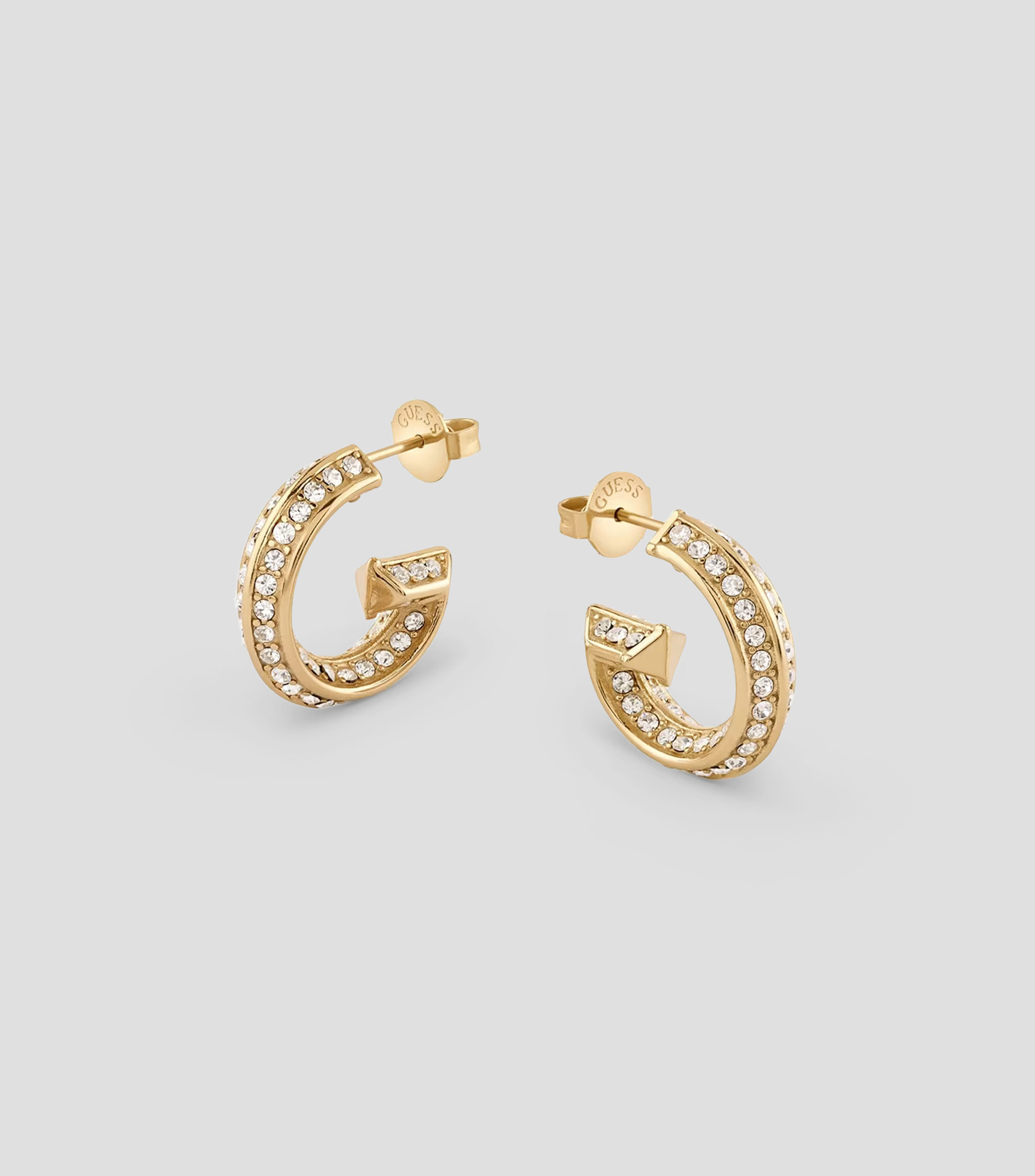 Aretes G Crystal con cristales Mujer