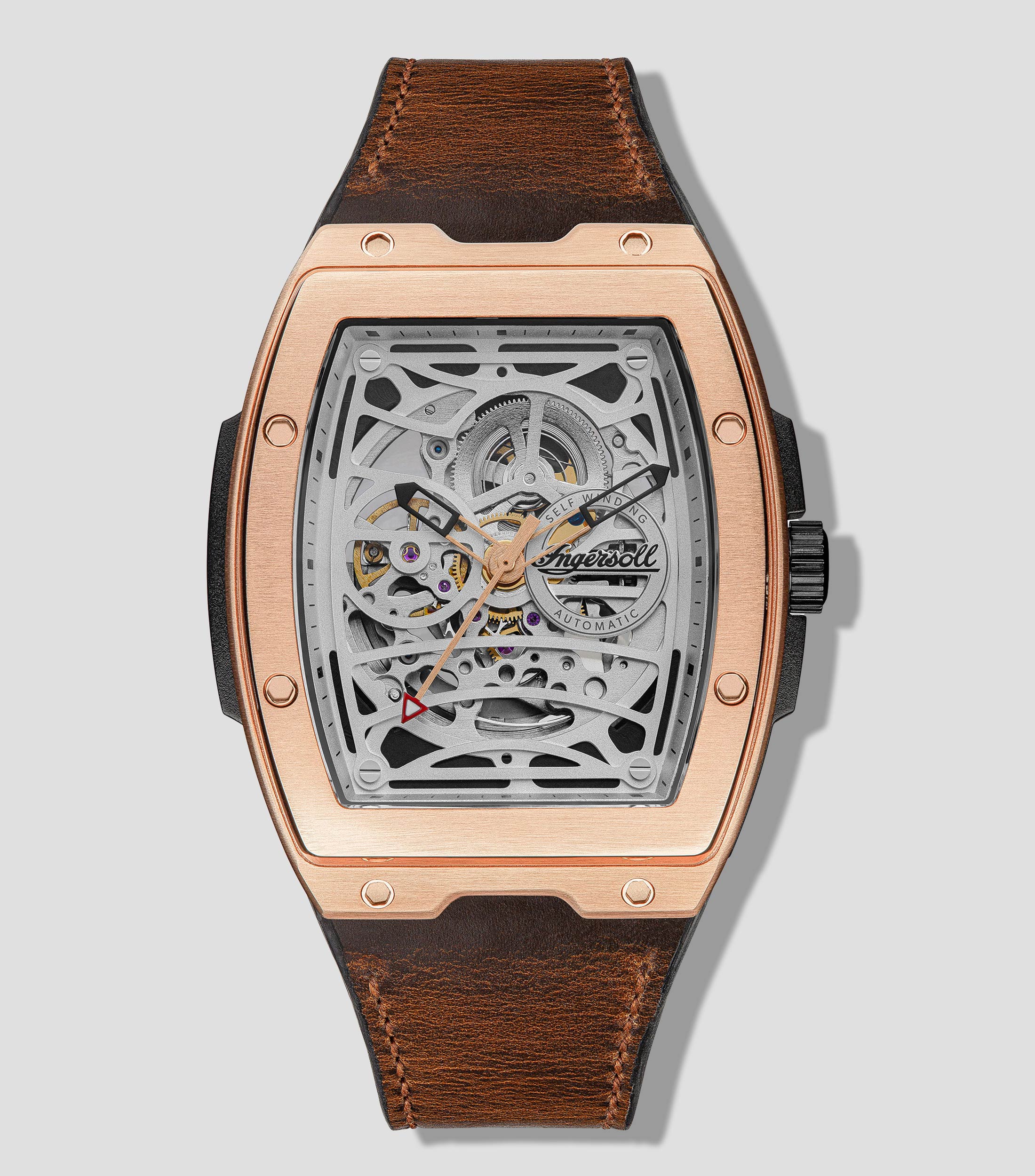 Reloj para Hombre The Challenger Casual, Negro y Oro Rosa