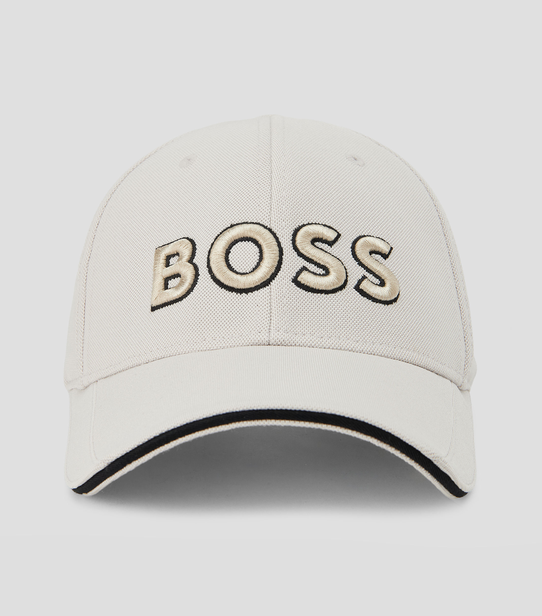Gorra con logo gris Hombre