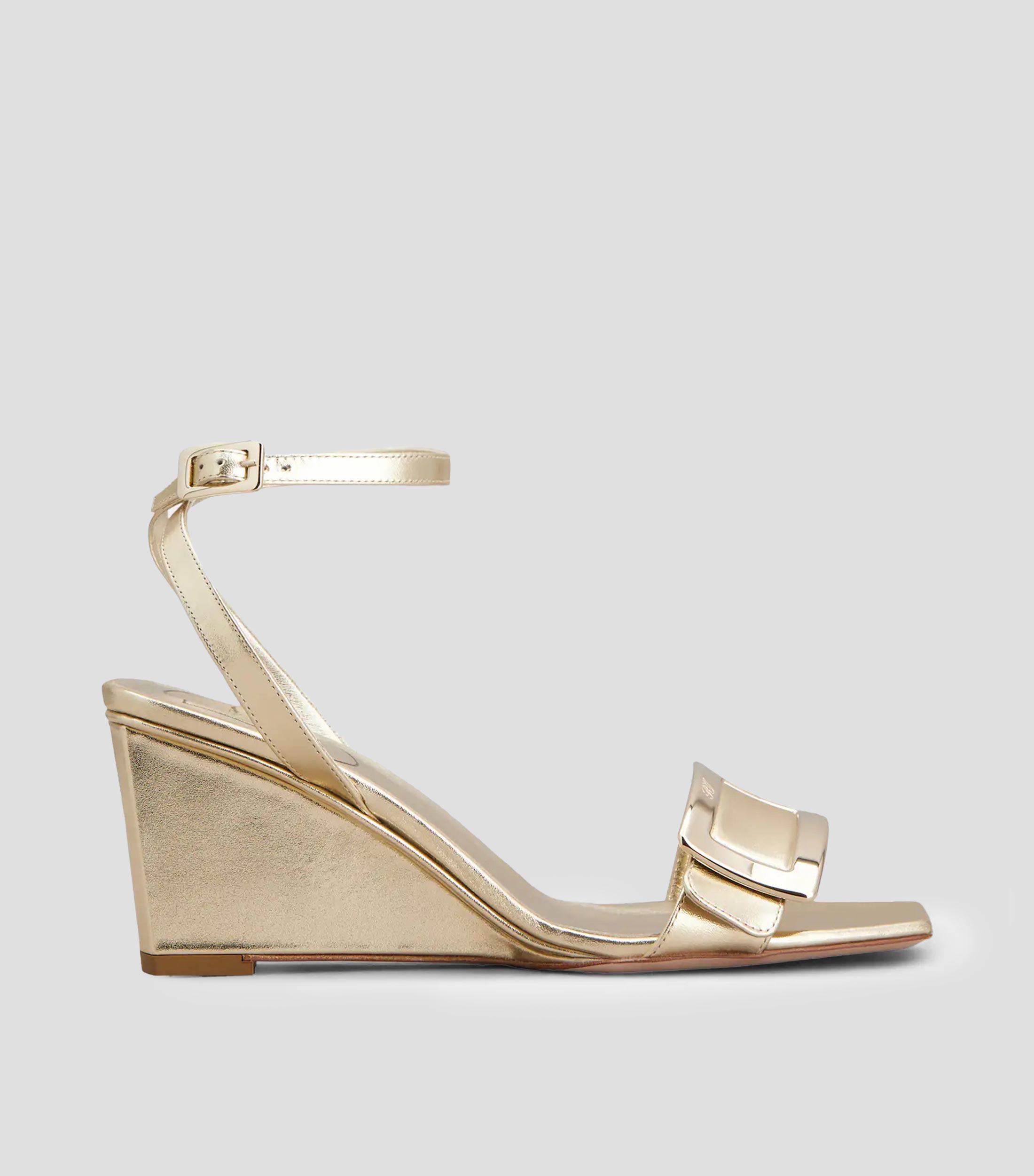 Sandalias con plataforma de cuña Mujer