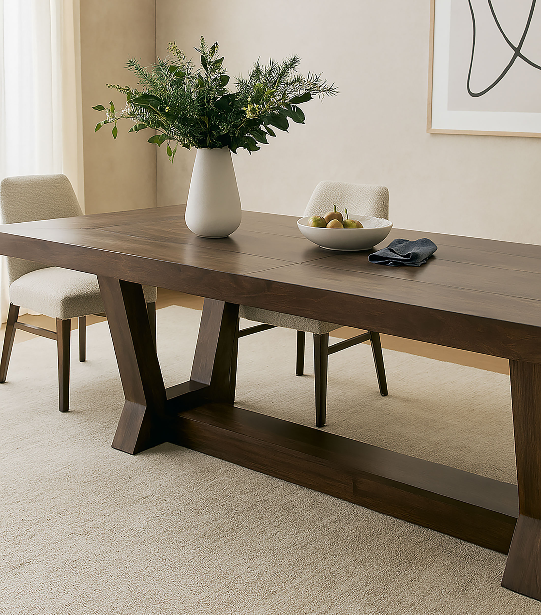 Mesa Tribeca en nogal