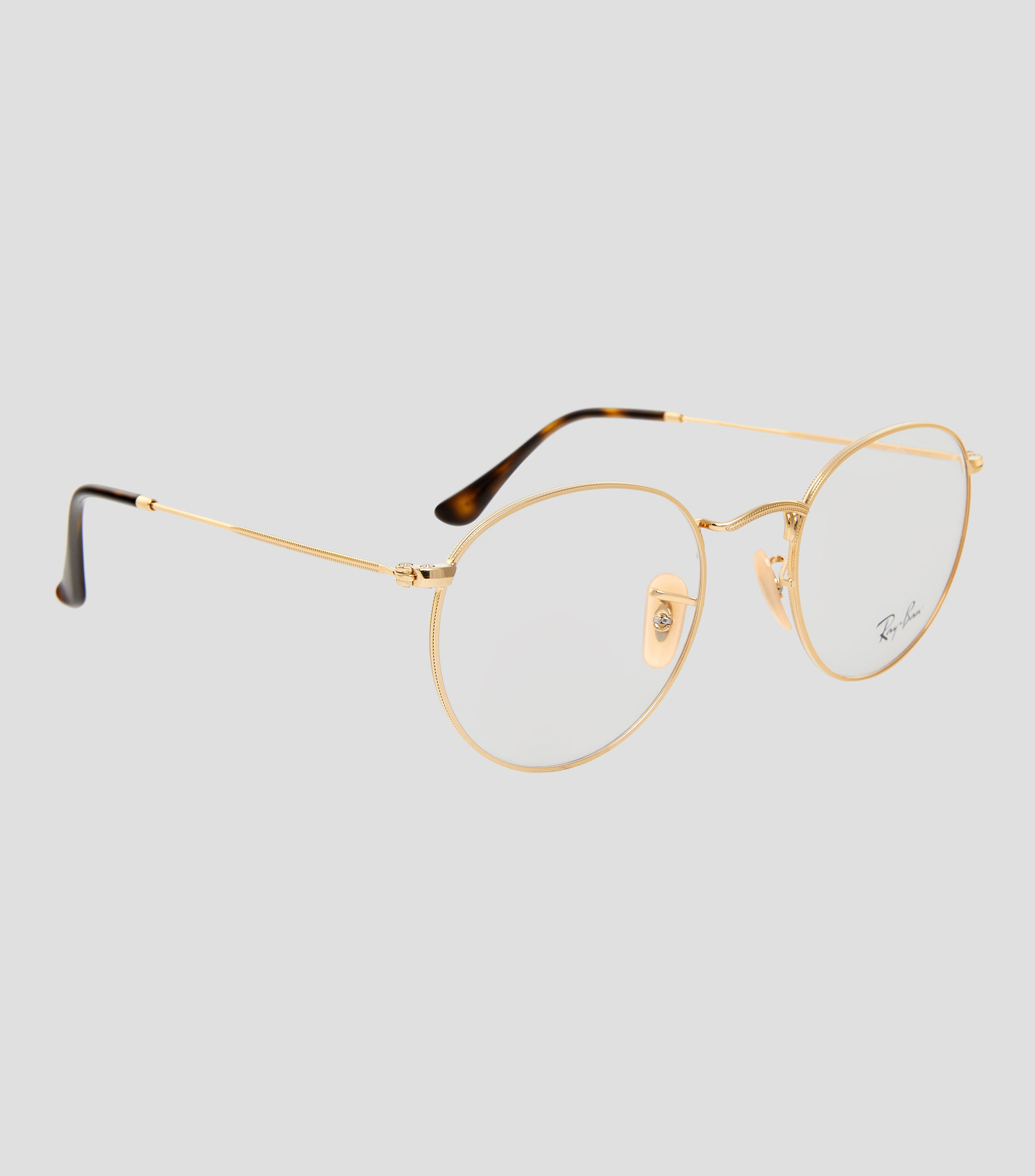 Lentes oftálmicos Redondos Dorados Unisex