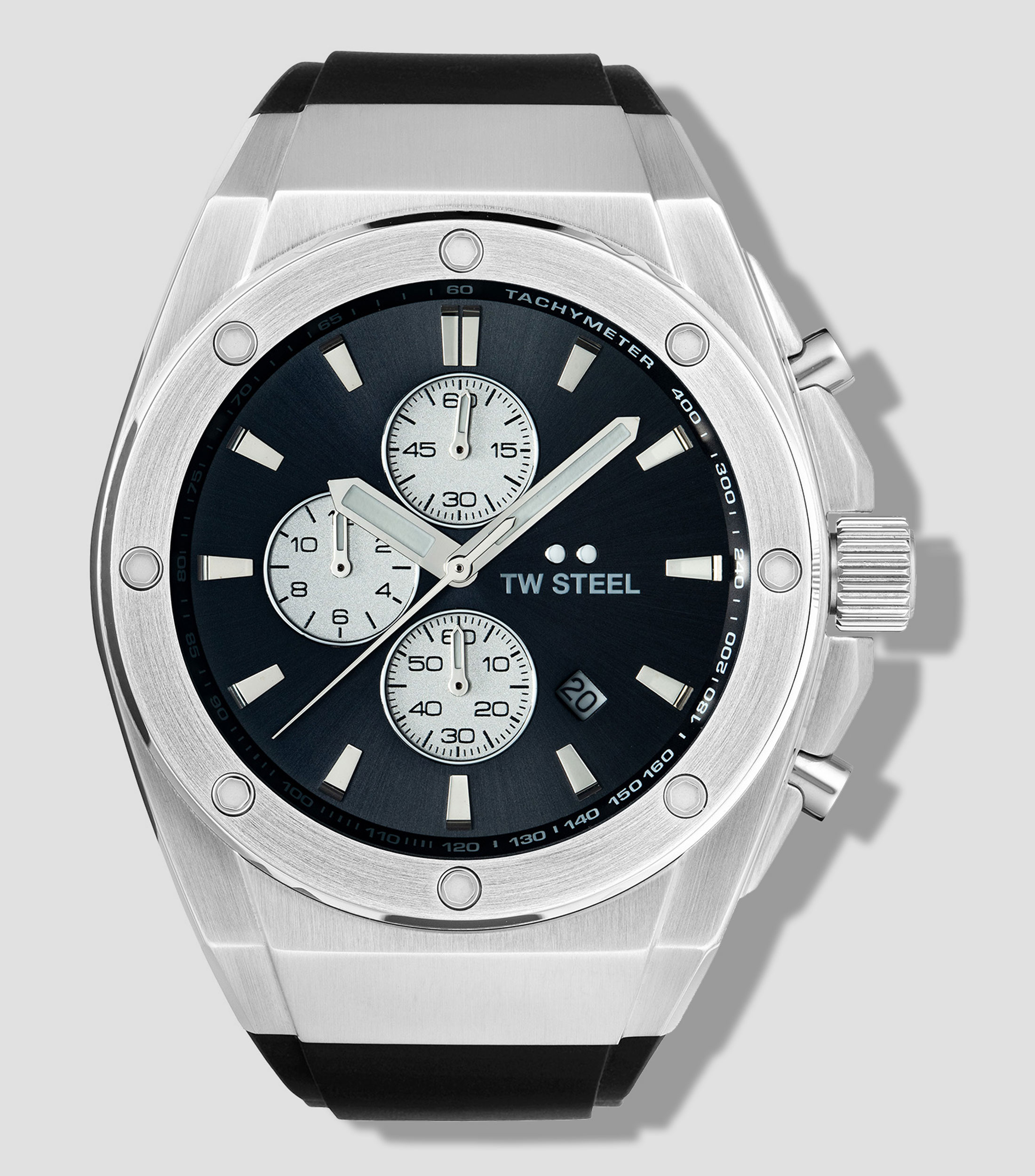 Reloj para Hombre CEO Tech Casual Plateado, Gris Oscuro