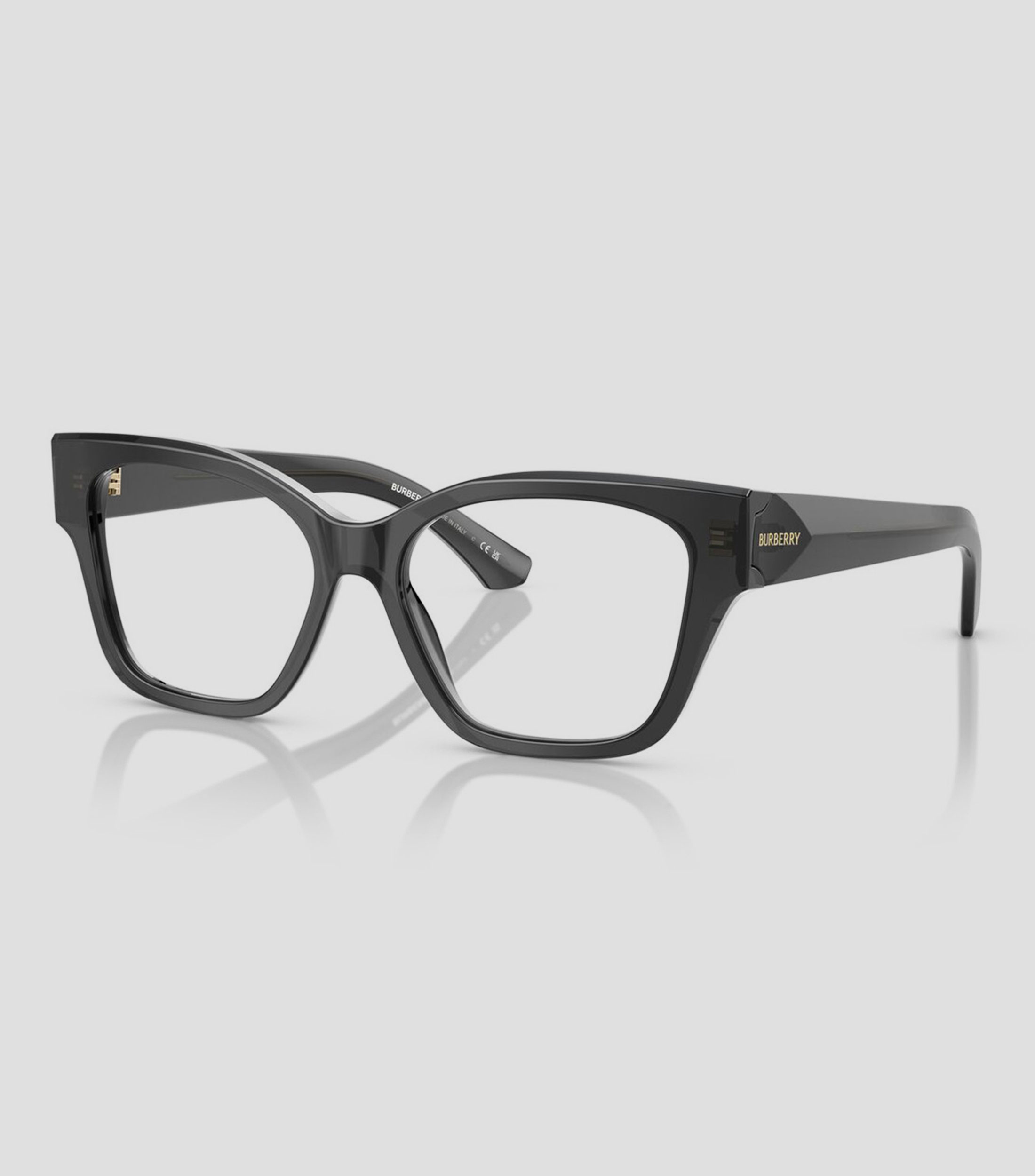 Lentes oftálmicos cuadrados grises Mujer