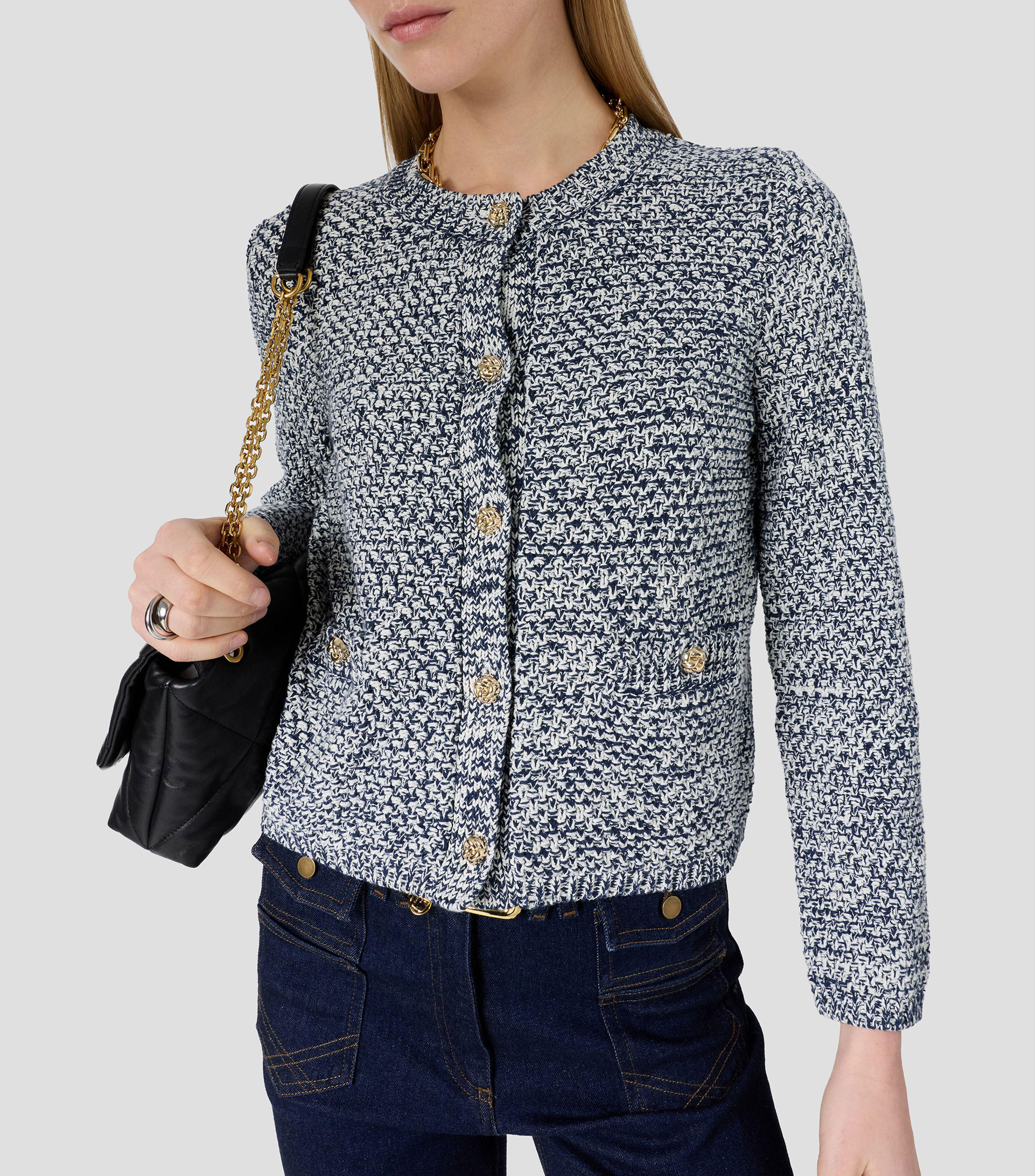 Suéter cuello redondo Mujer