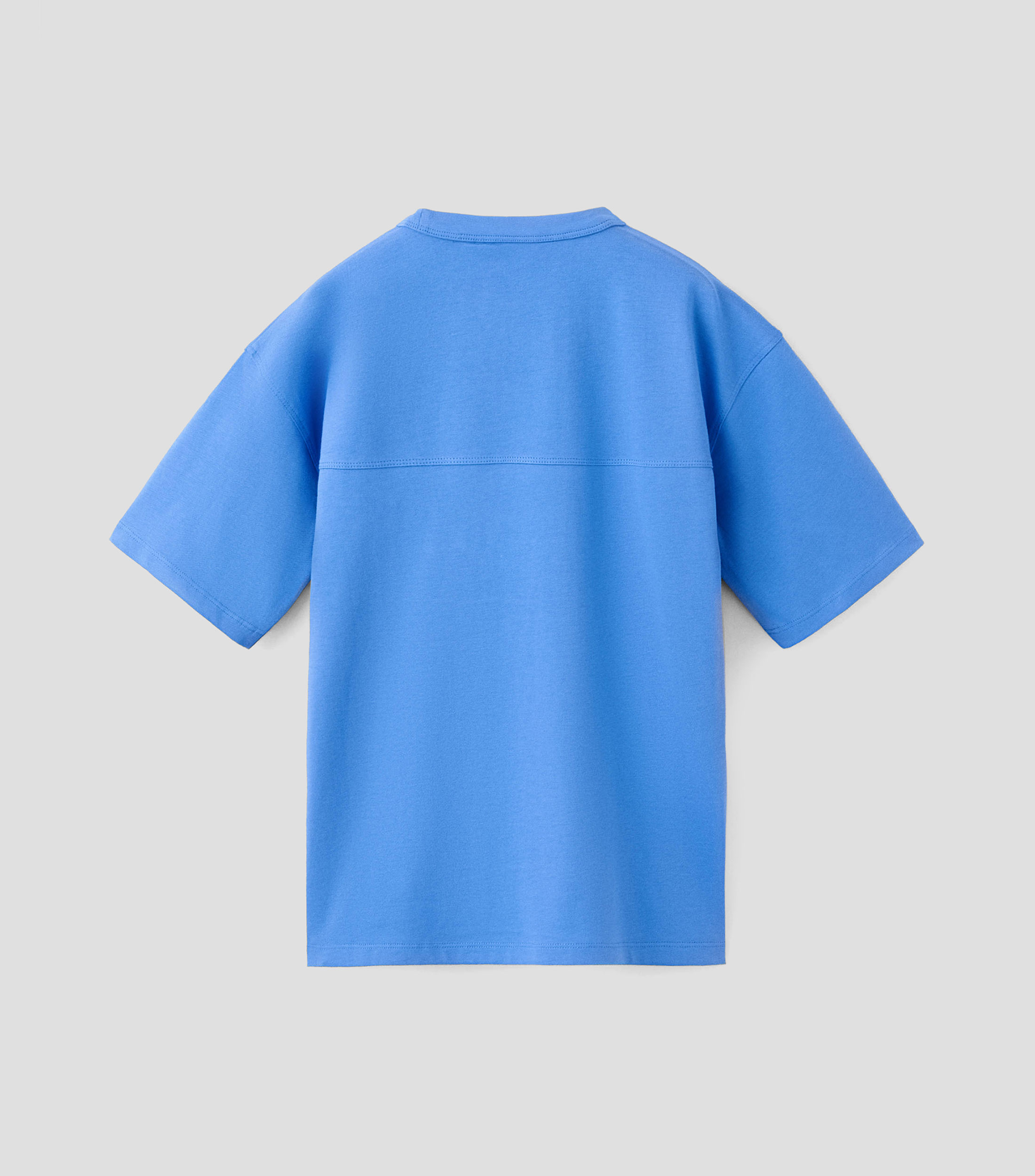 Playera cuello redondo manga corta lisa Niño