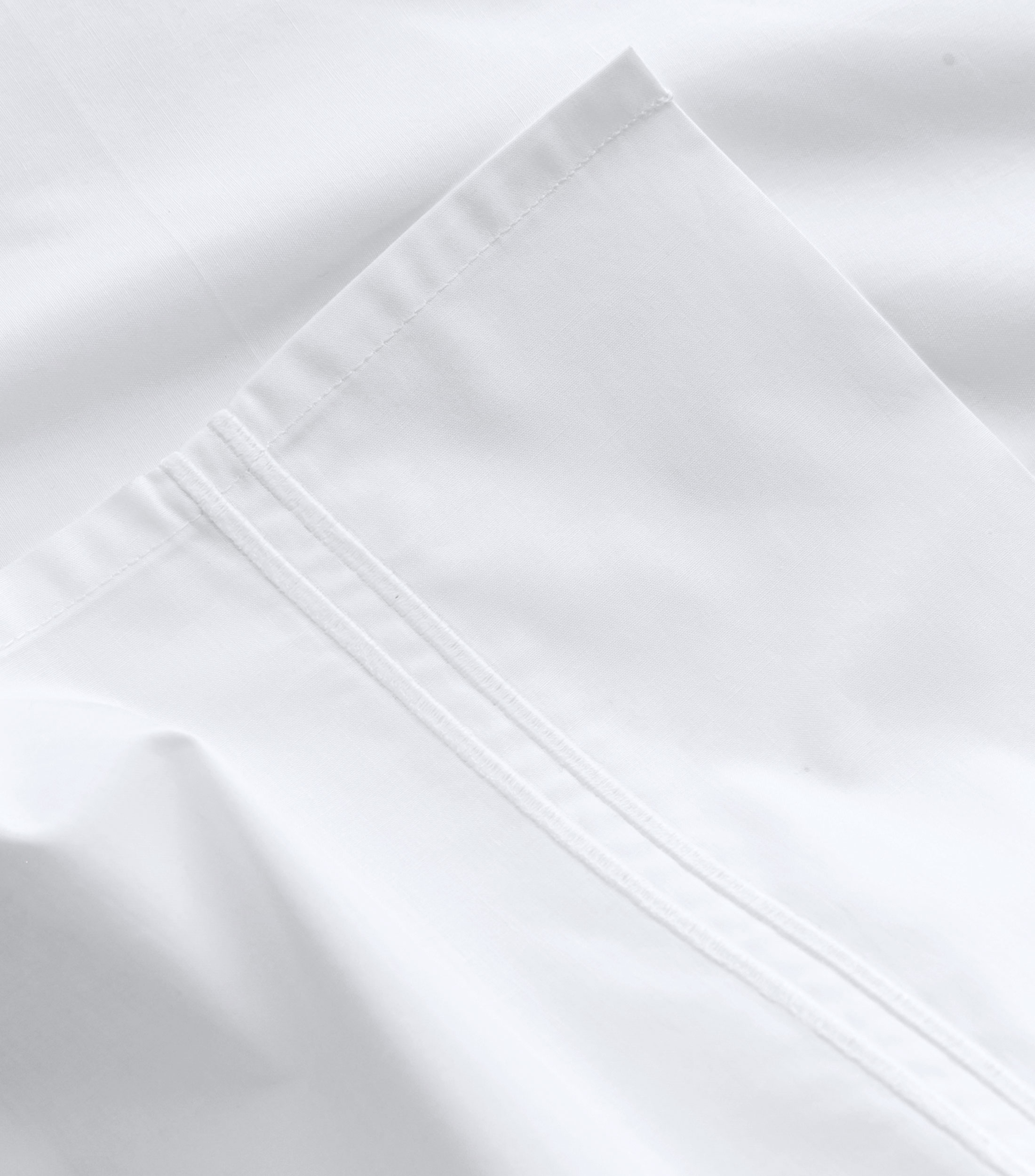 Juego de Sábanas King Size en algodón Feston blanco