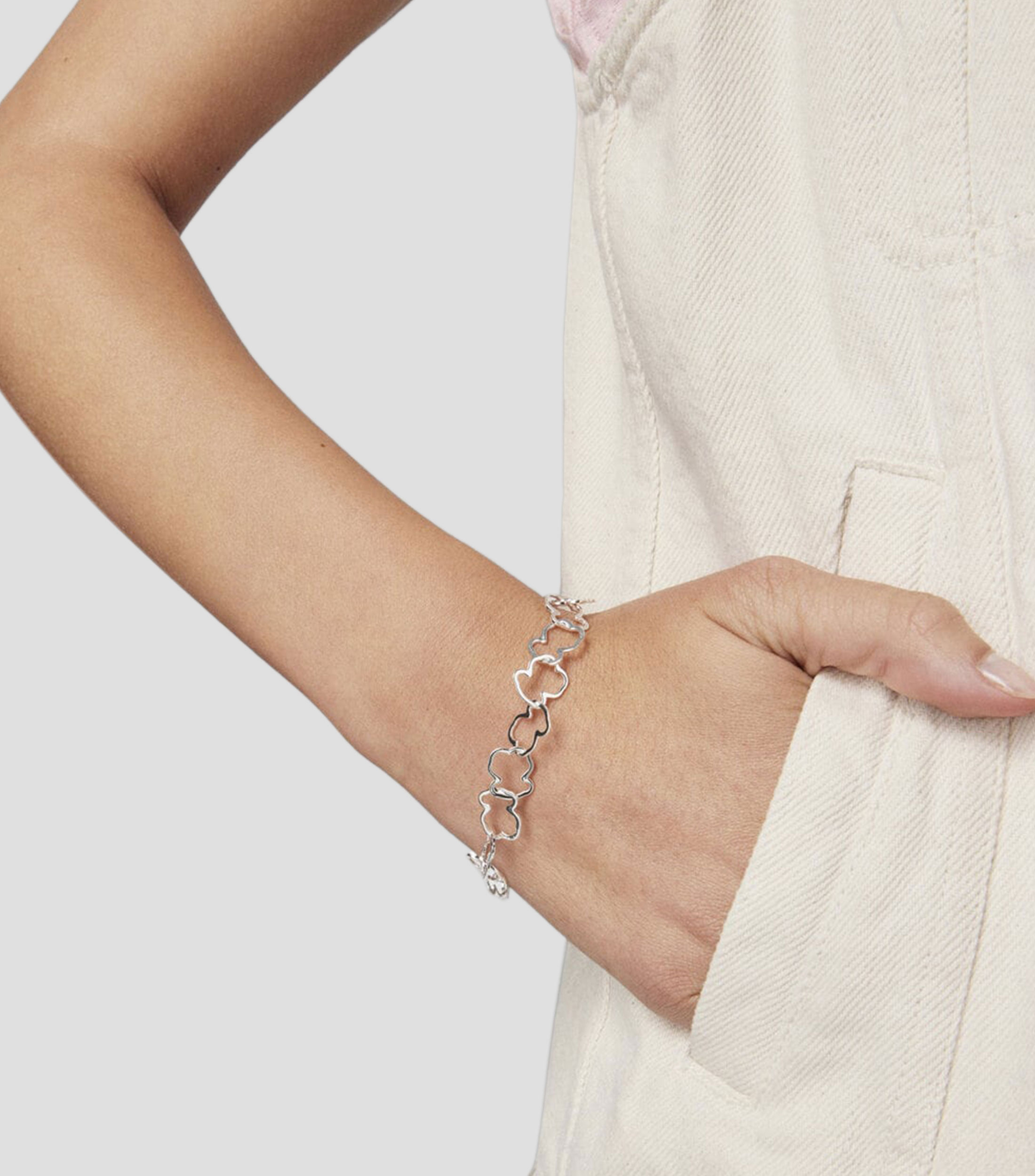 Pulsera en plata Carrusel Mujer