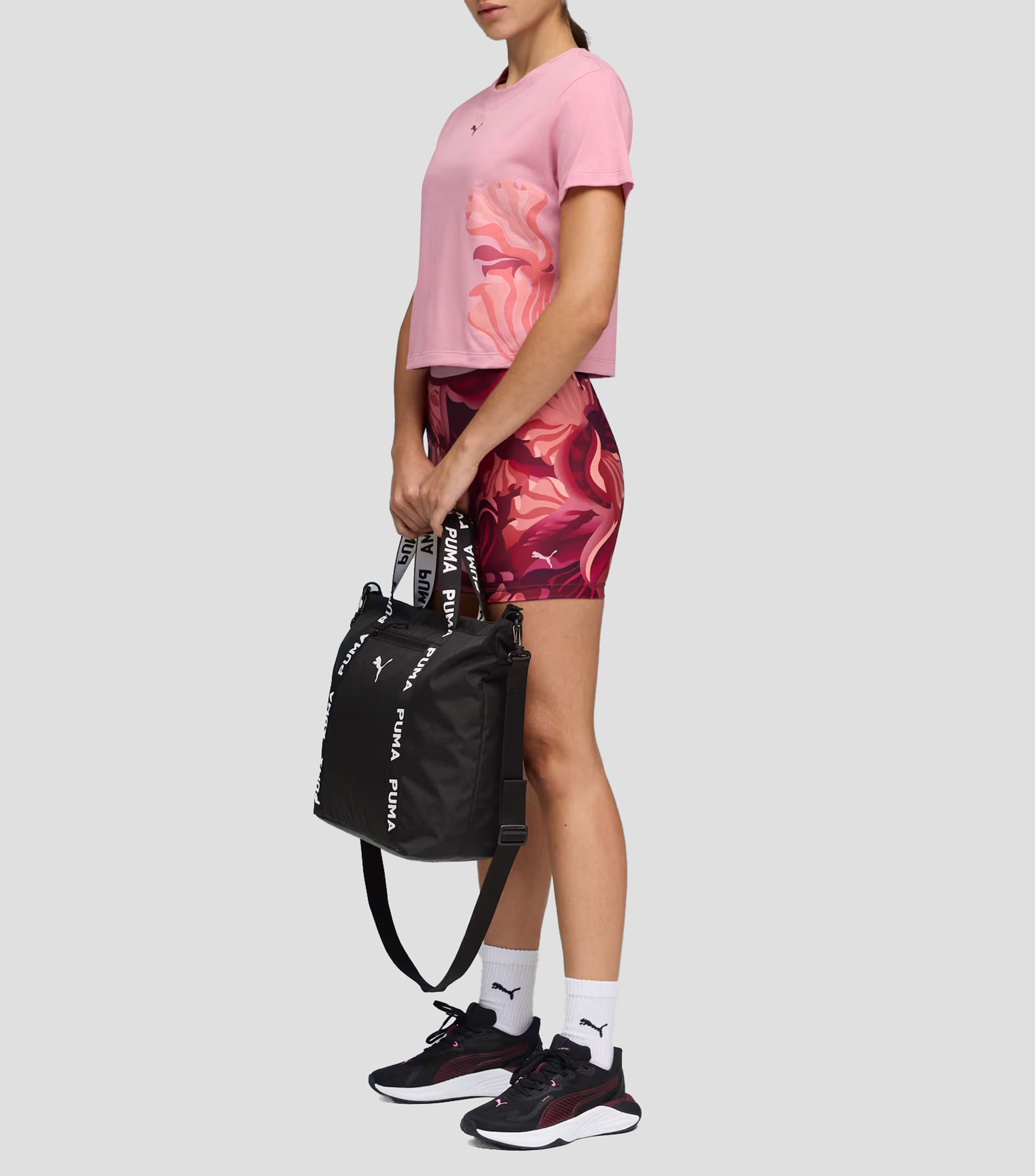 Playera para entrenamiento Floral Ribbon Mujer