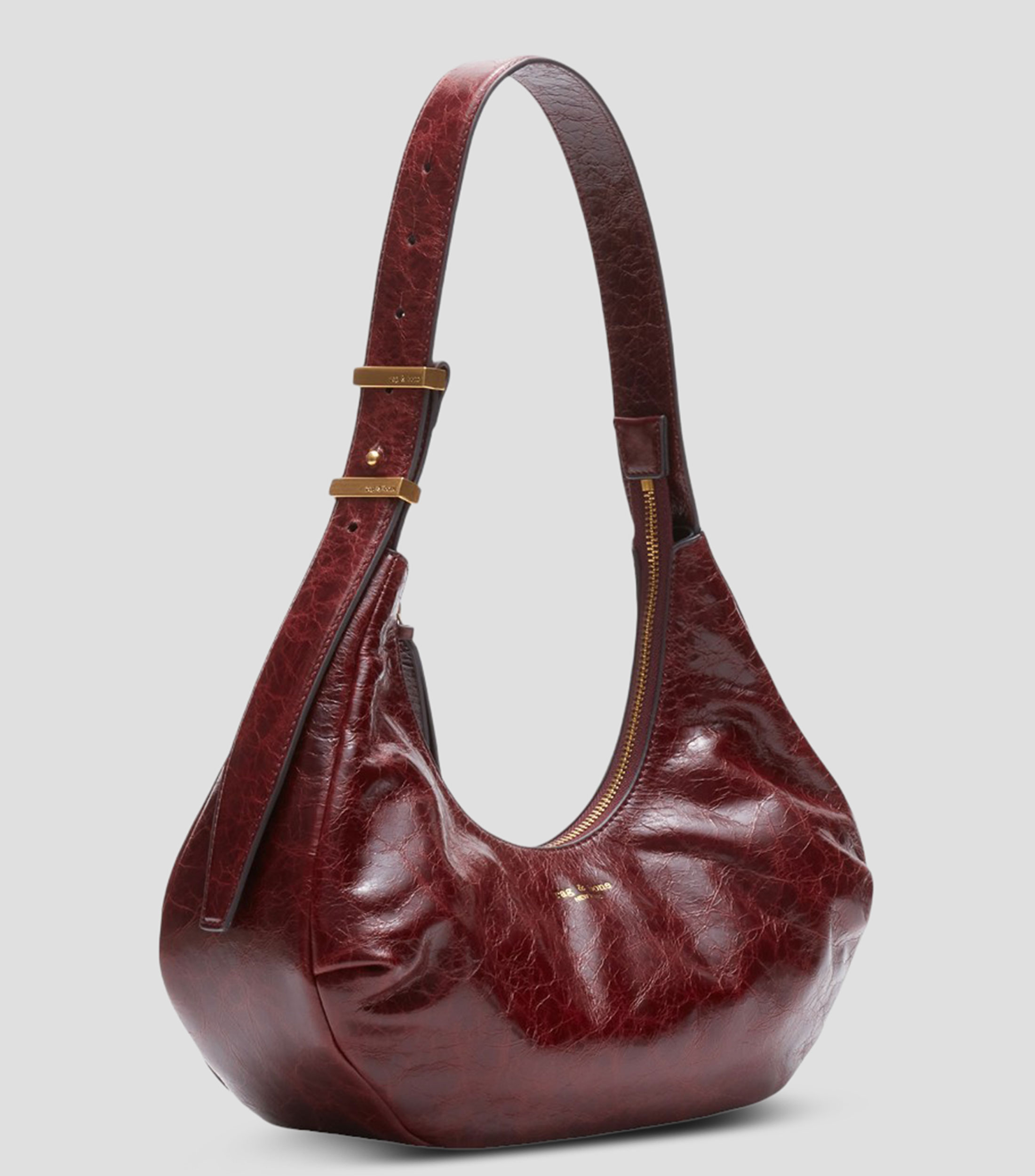 Bolsa hobo corrugado Mujer
