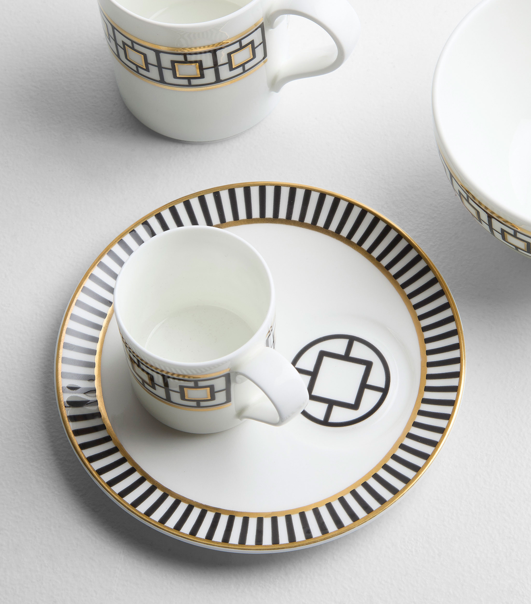 Plato para taza de café espresso Metro Chic