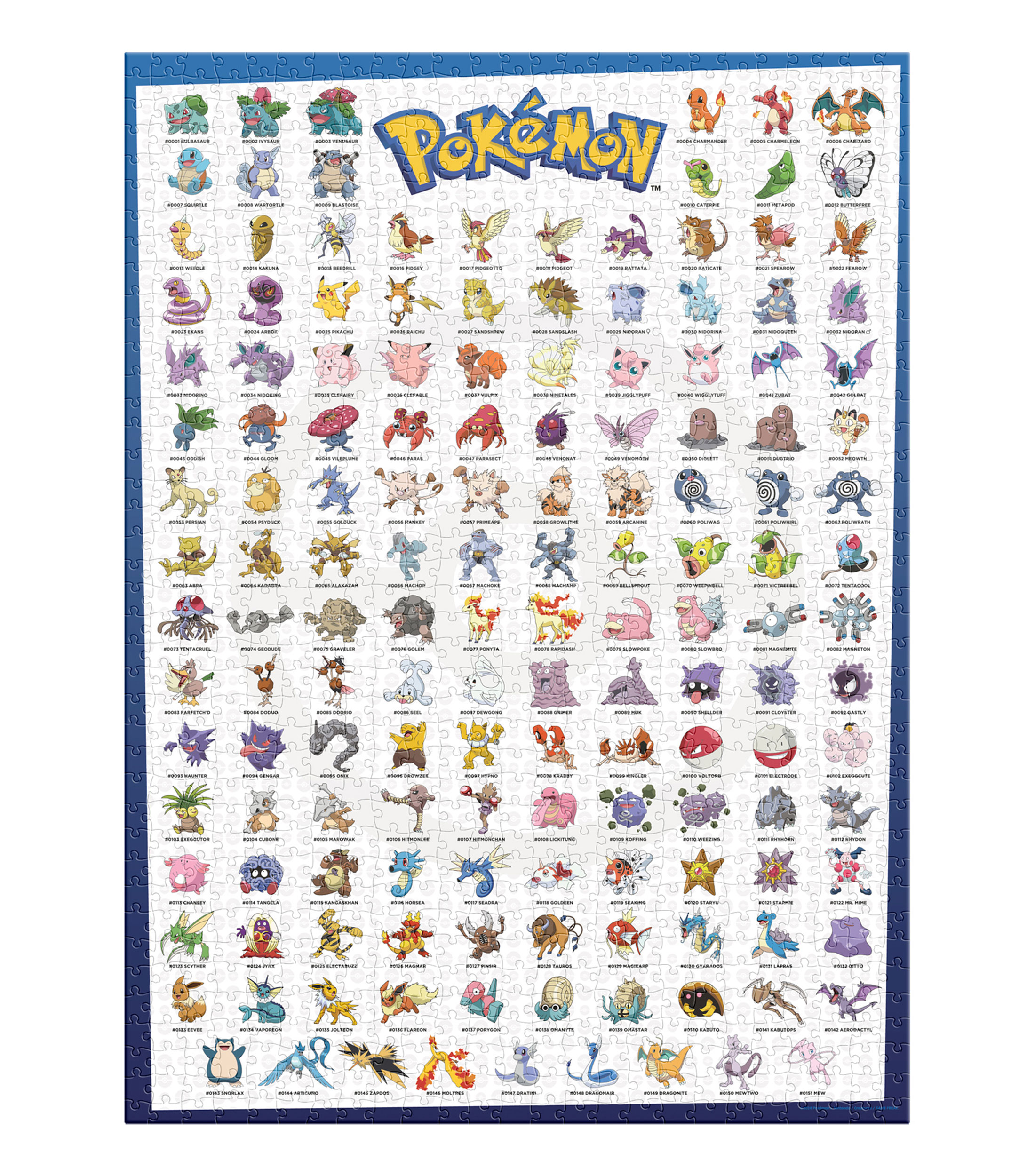 Rompecabezas Pokémon 1000 piezas