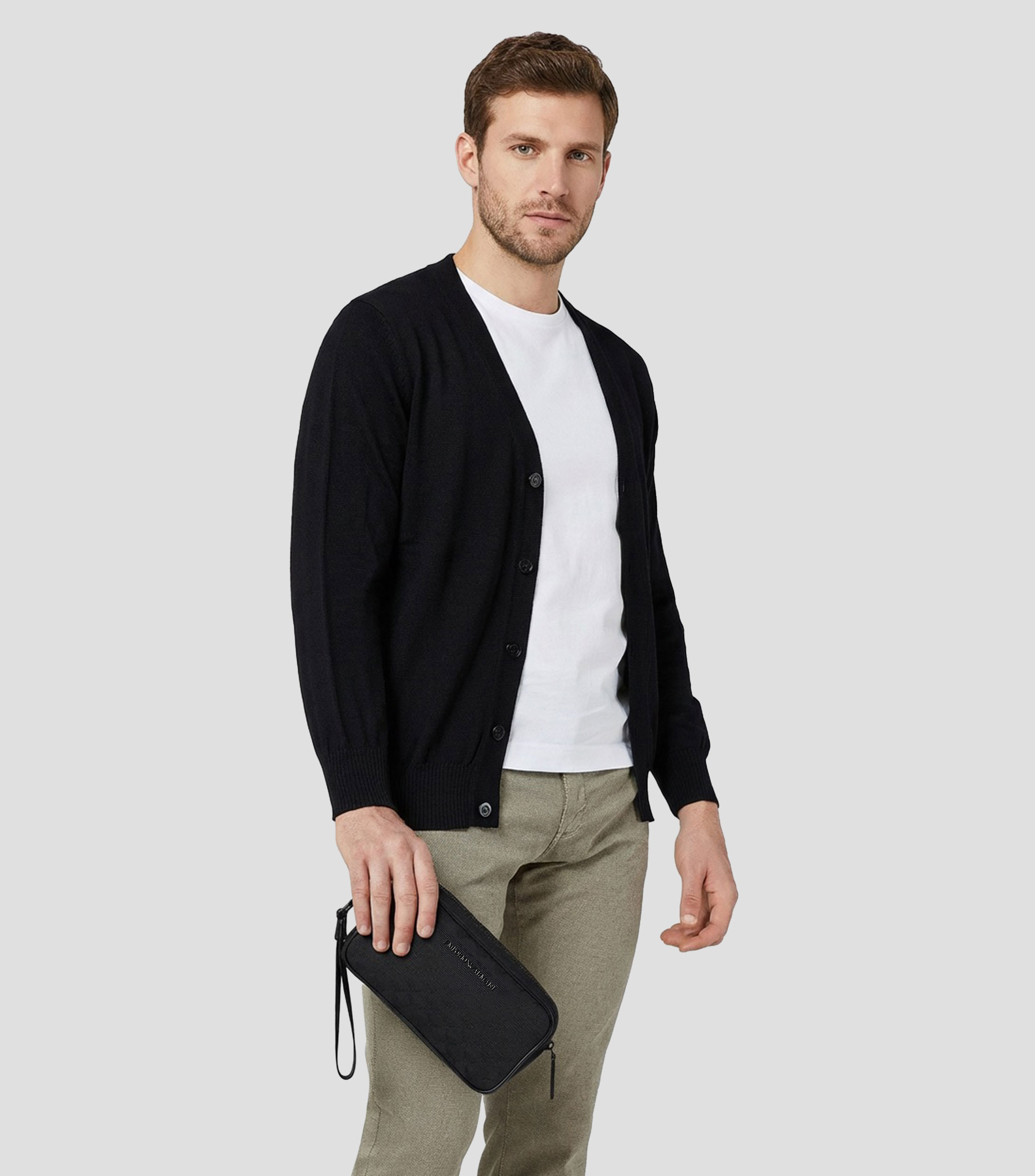 Neceser monogram en textil Hombre