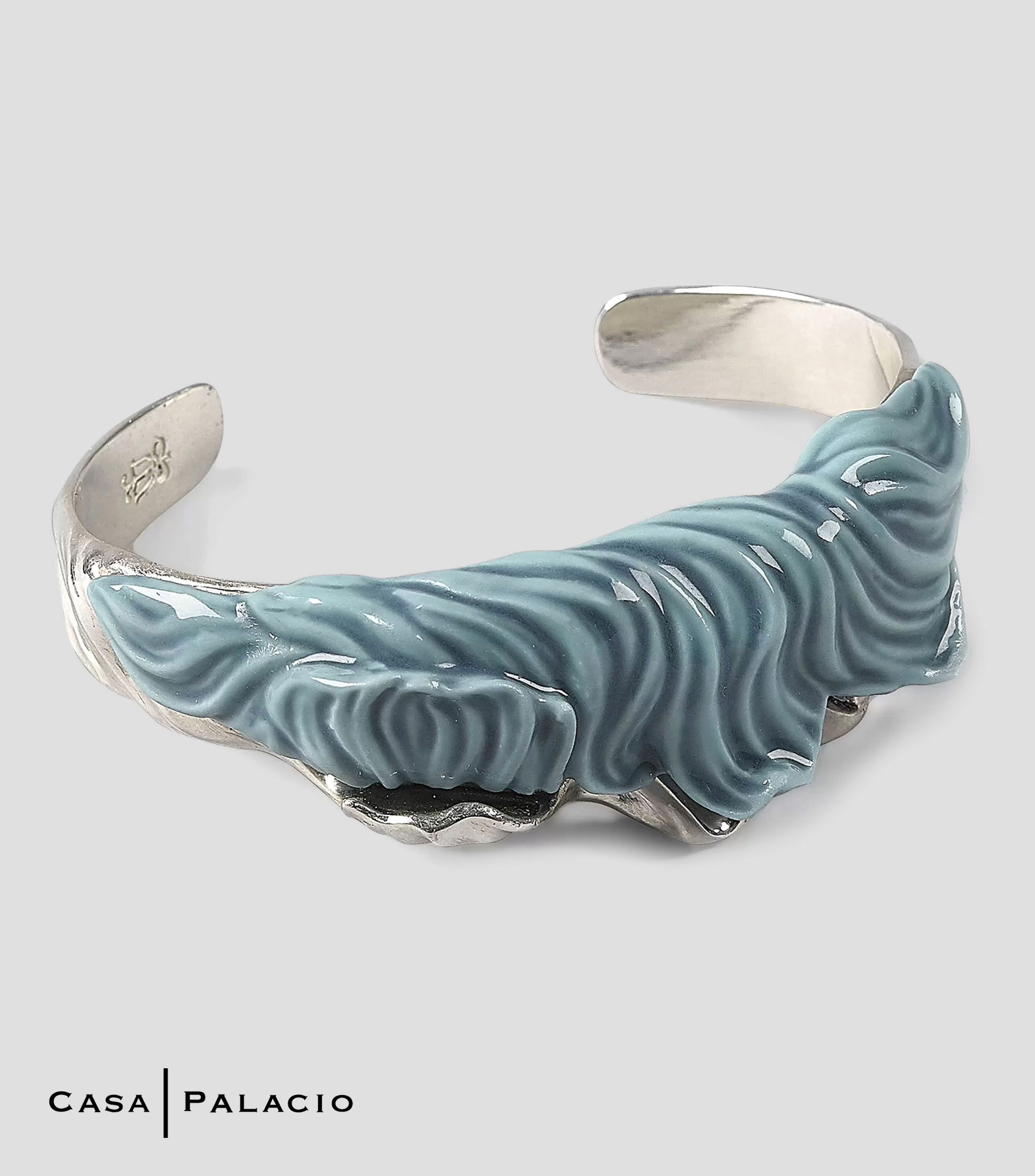 Brazalete en plata .925 Aquarium Mujer