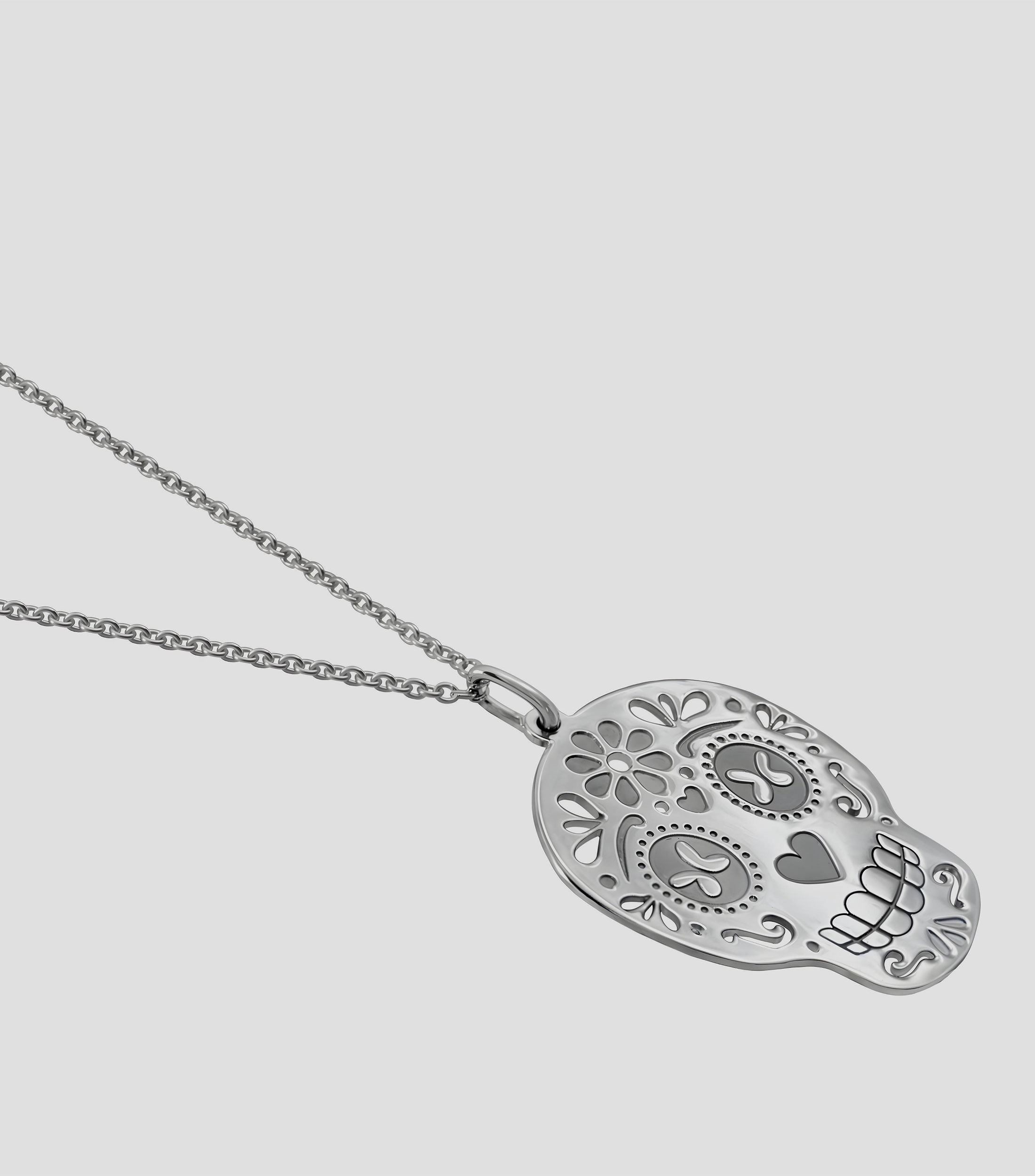 Dije con cadena en plata .925 Calaverita Mexicanizada Mujer
