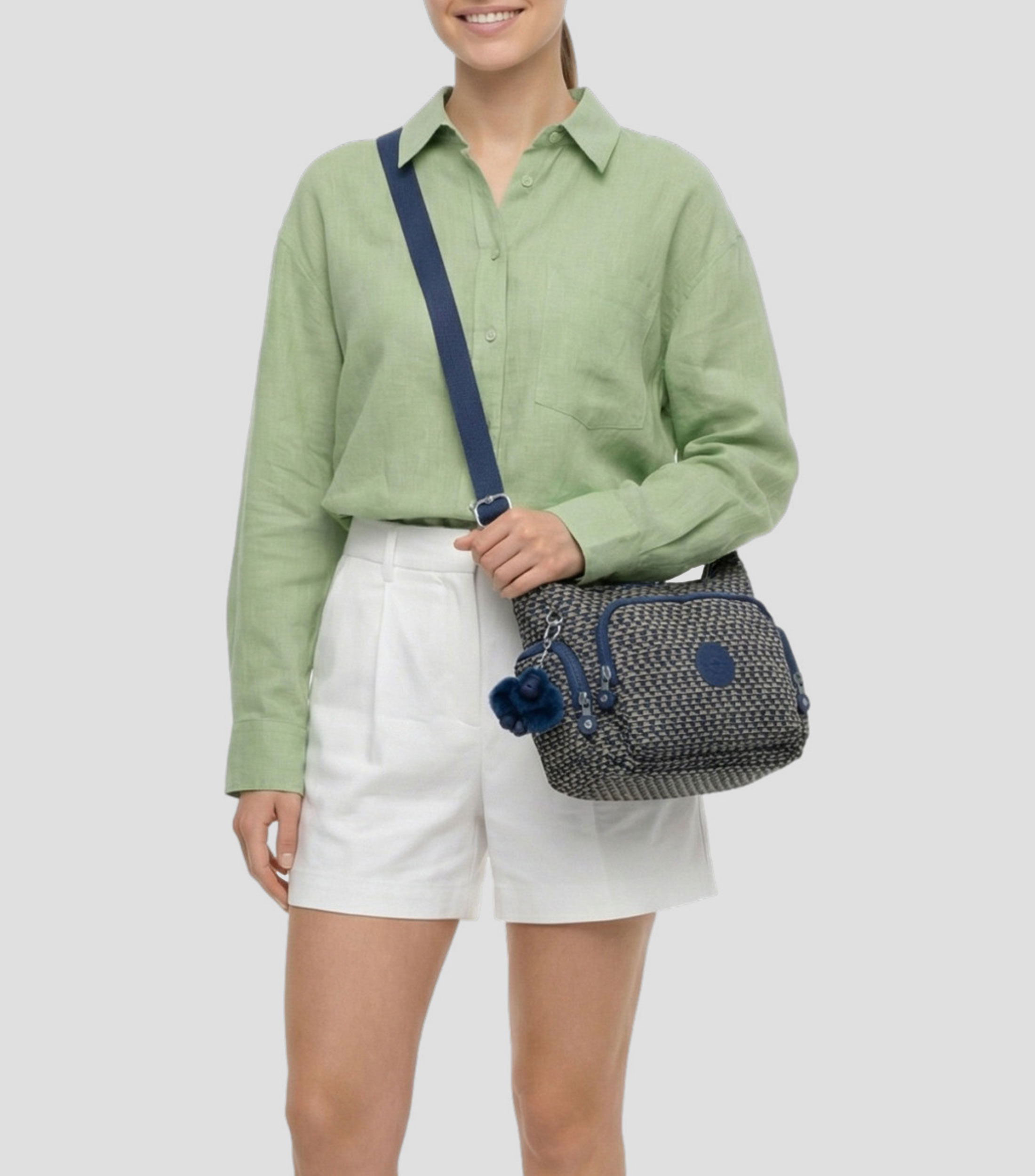 Bolsa crossbody estampada Niña