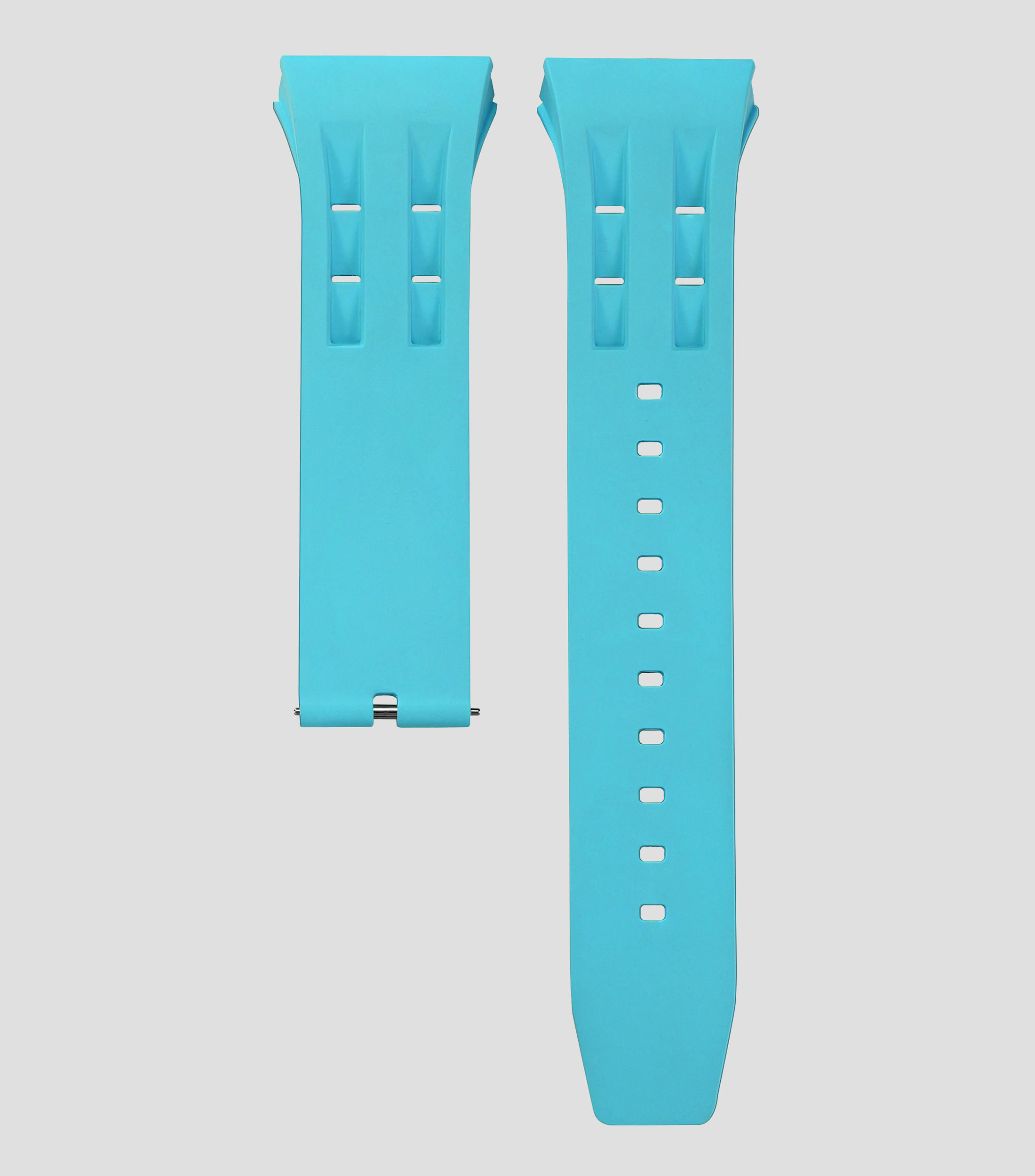 Extensible para reloj Atomic en caucho azul claro