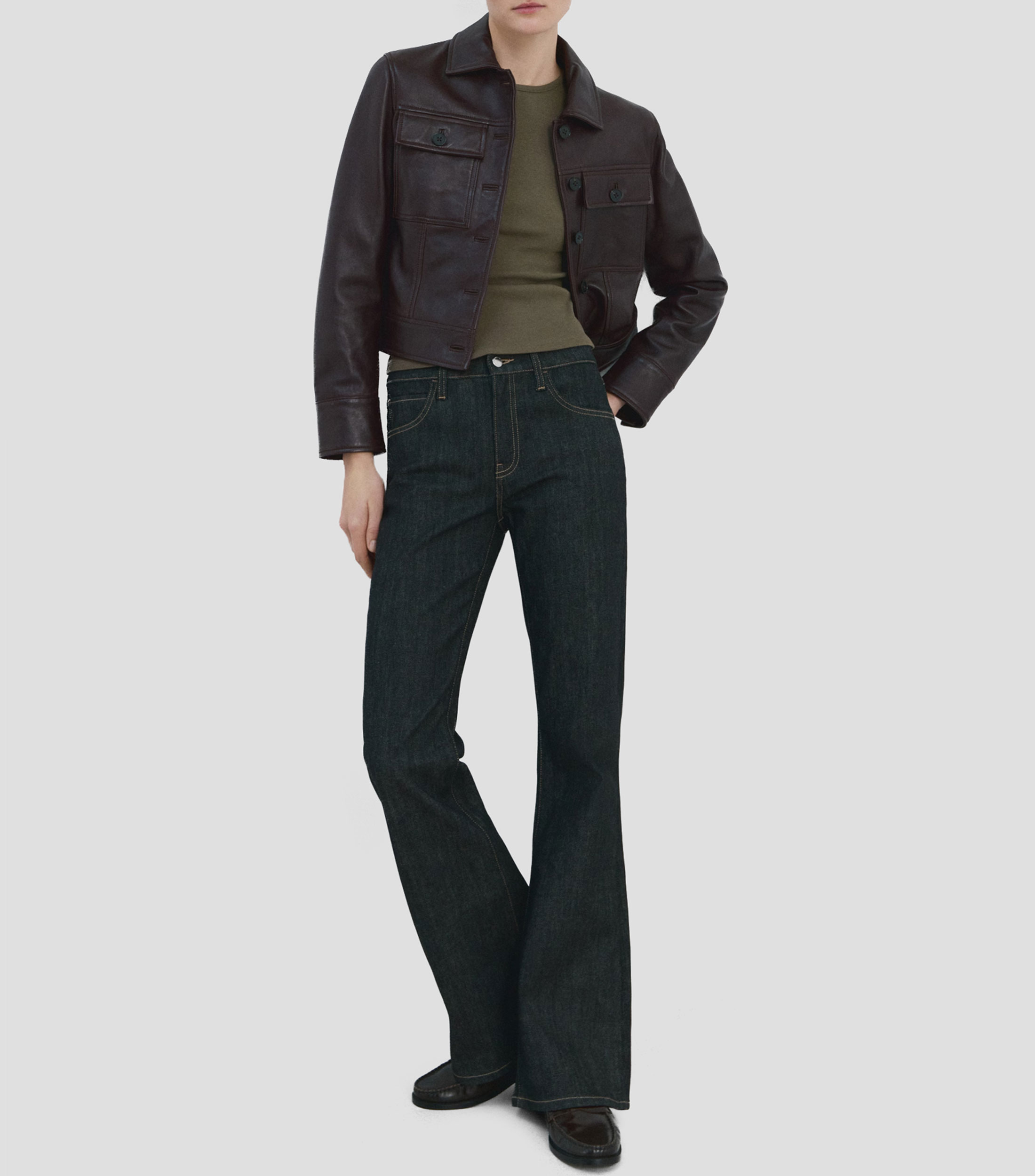 Blusa lisa sin mangas Mujer