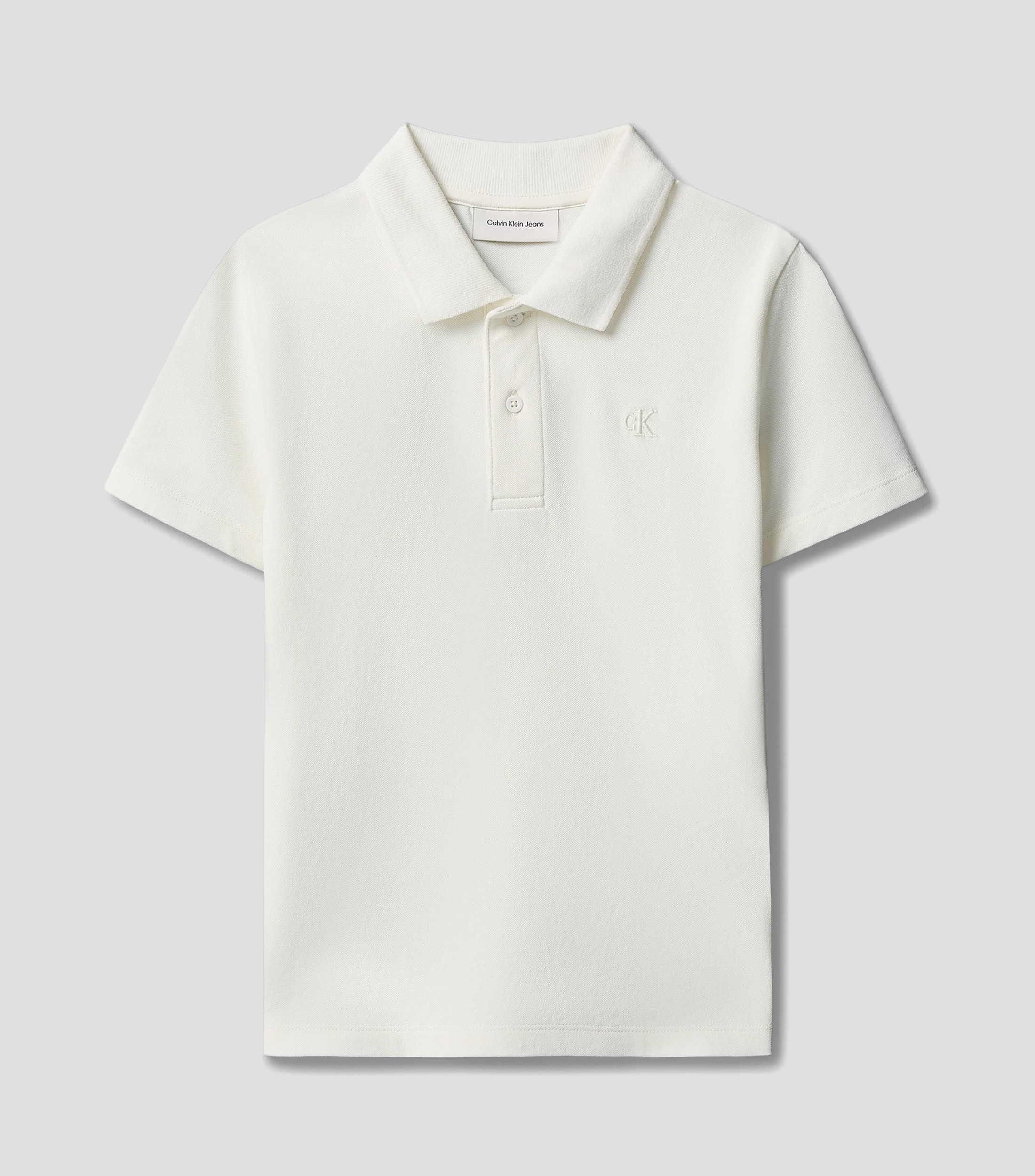 Playera tipo polo manga corta lisa Niño